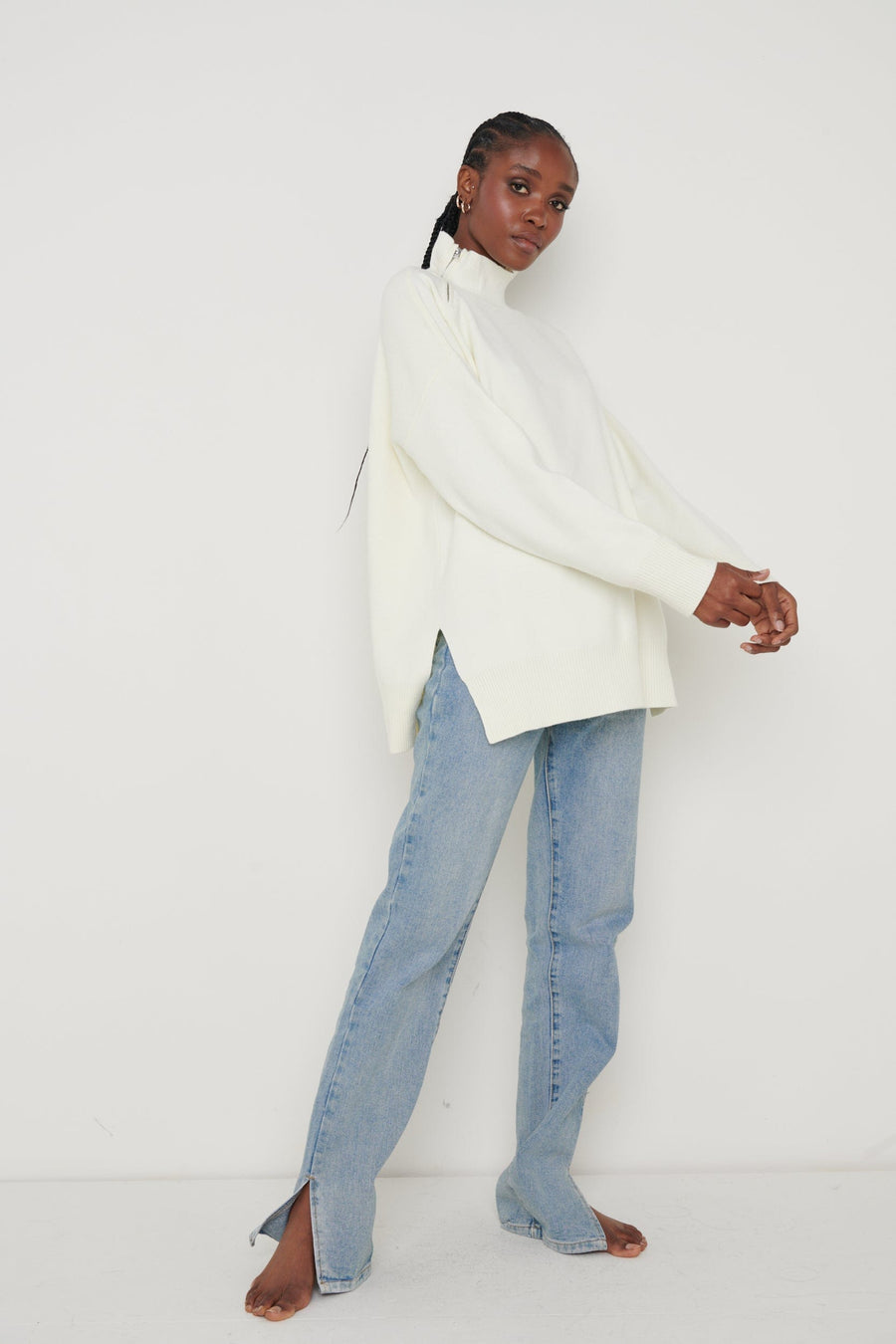 Maeve Zip Collared Jumper - Overdeler