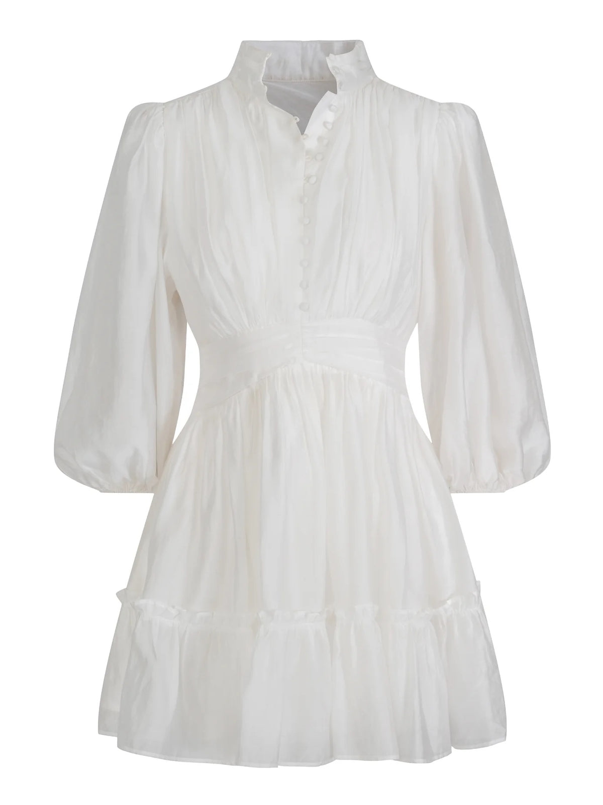 Vanity Short Dress - White