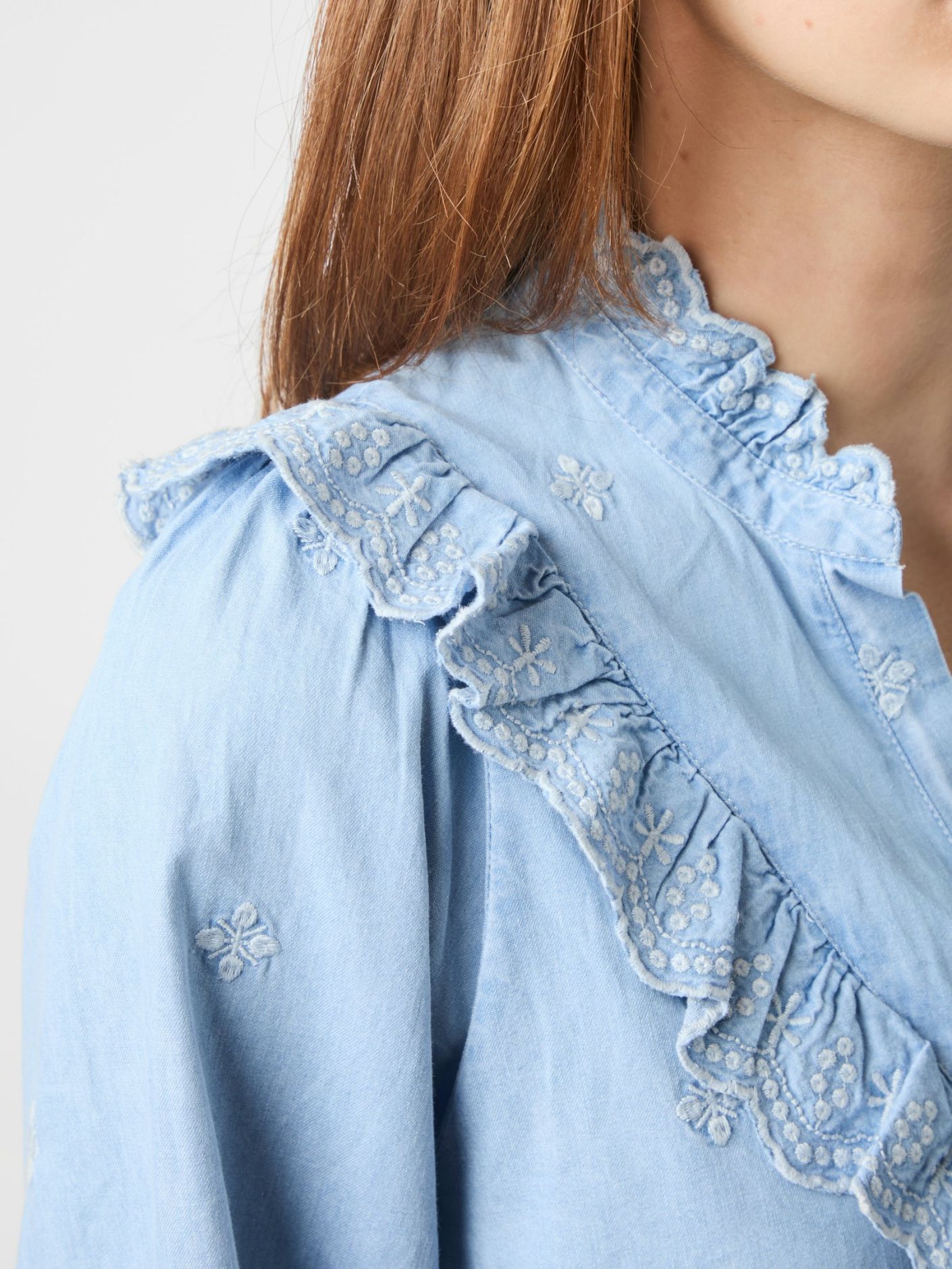 Degas Denim Blouse Overdeler