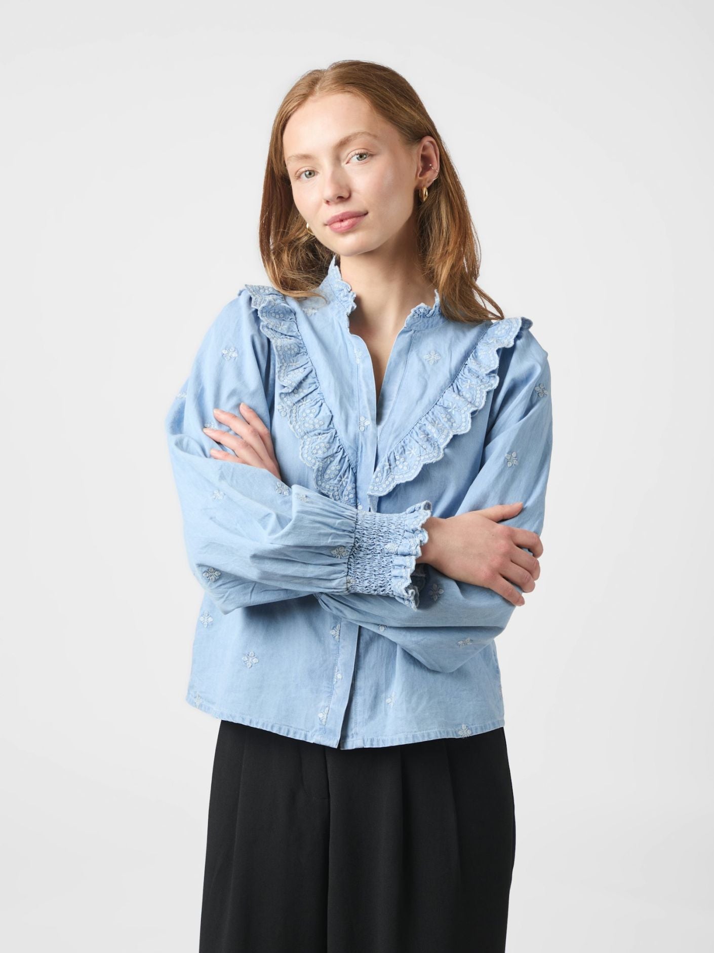 Degas Denim Blouse Overdeler