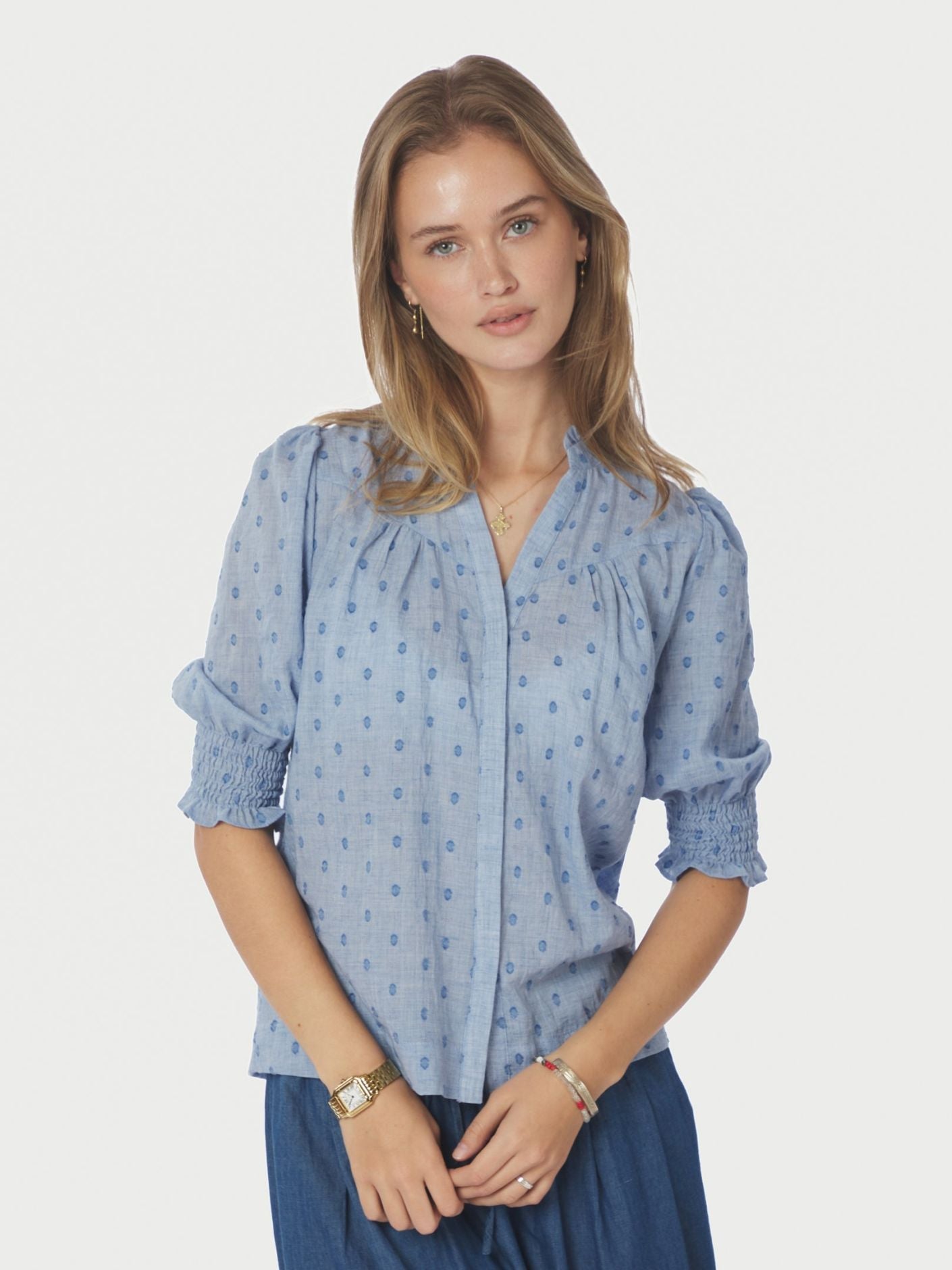 Diana Dobby S Blouse - Overdeler