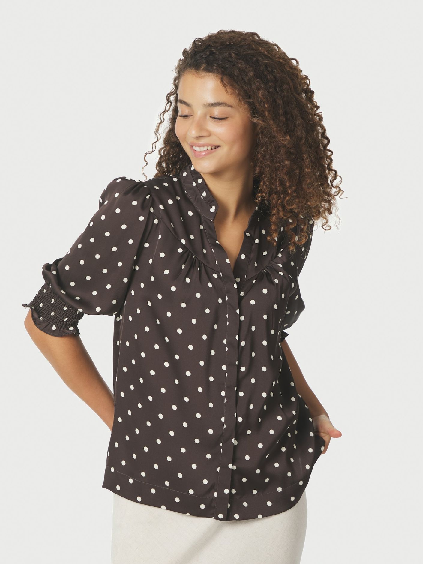 Diana Dot Blouse - Overdeler