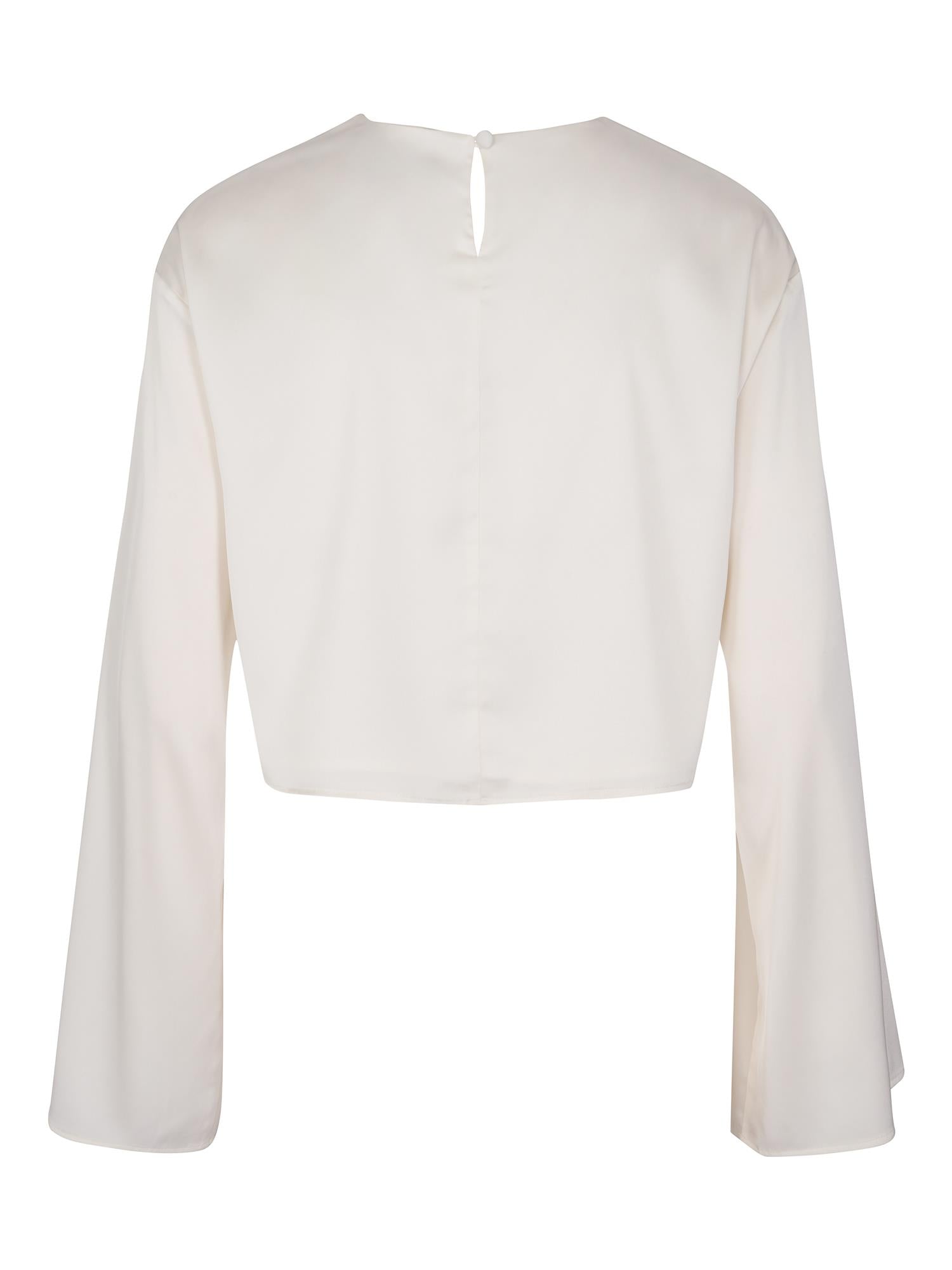 Dina Satin Turnt Blouse Overdeler