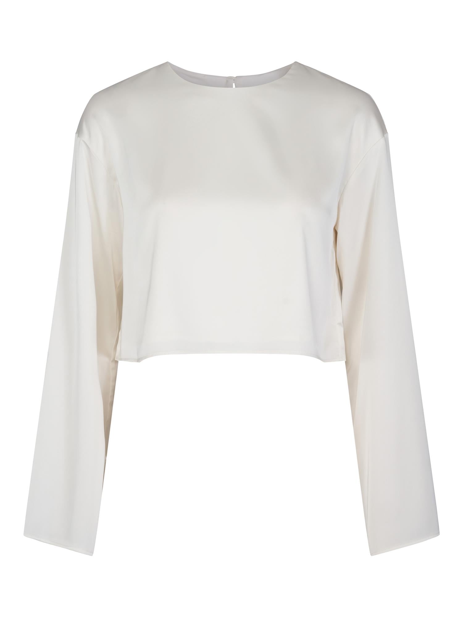 Dina Satin Turnt Blouse Overdeler