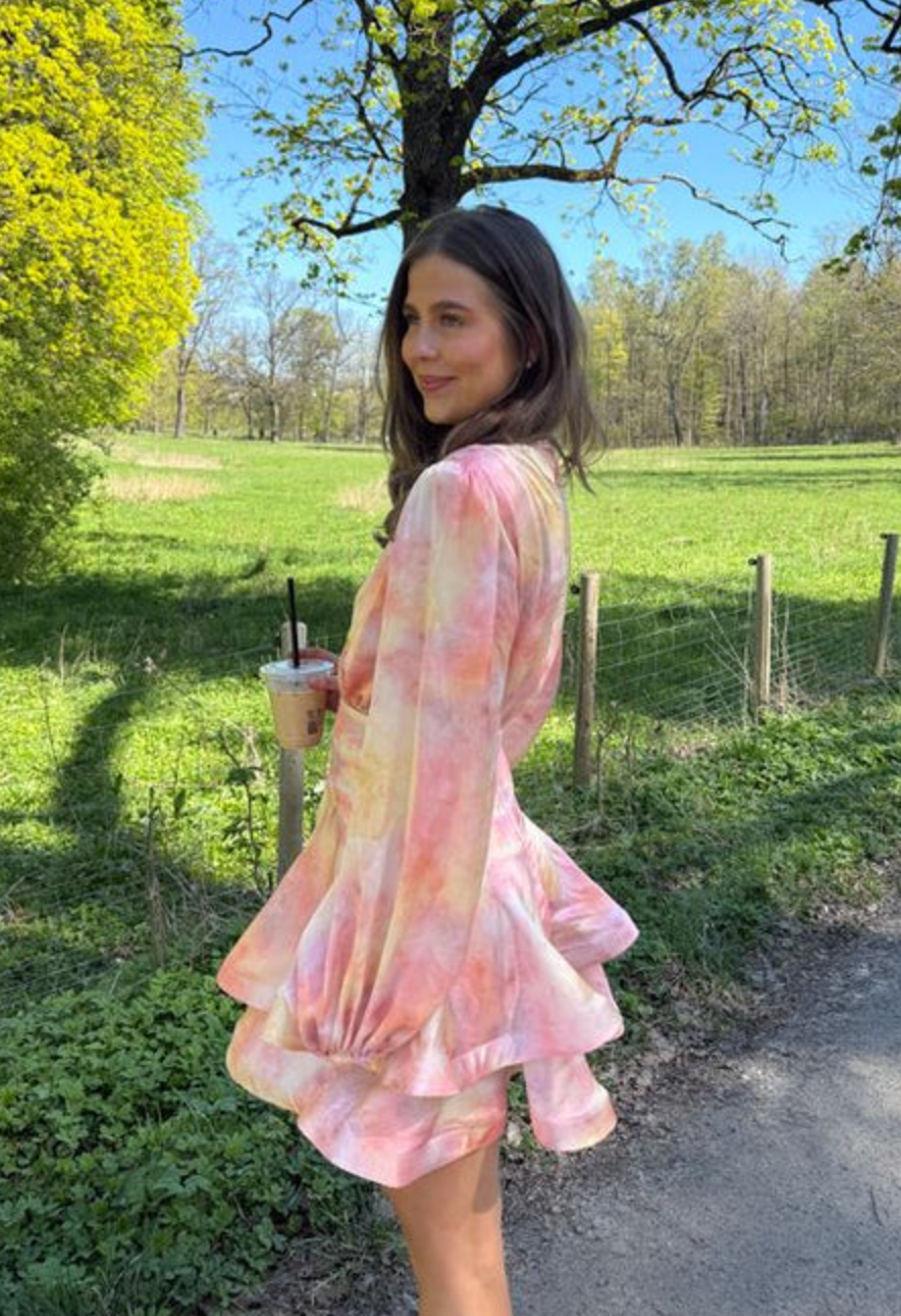 Amira Bedouine Dress - Bloomy Splash
