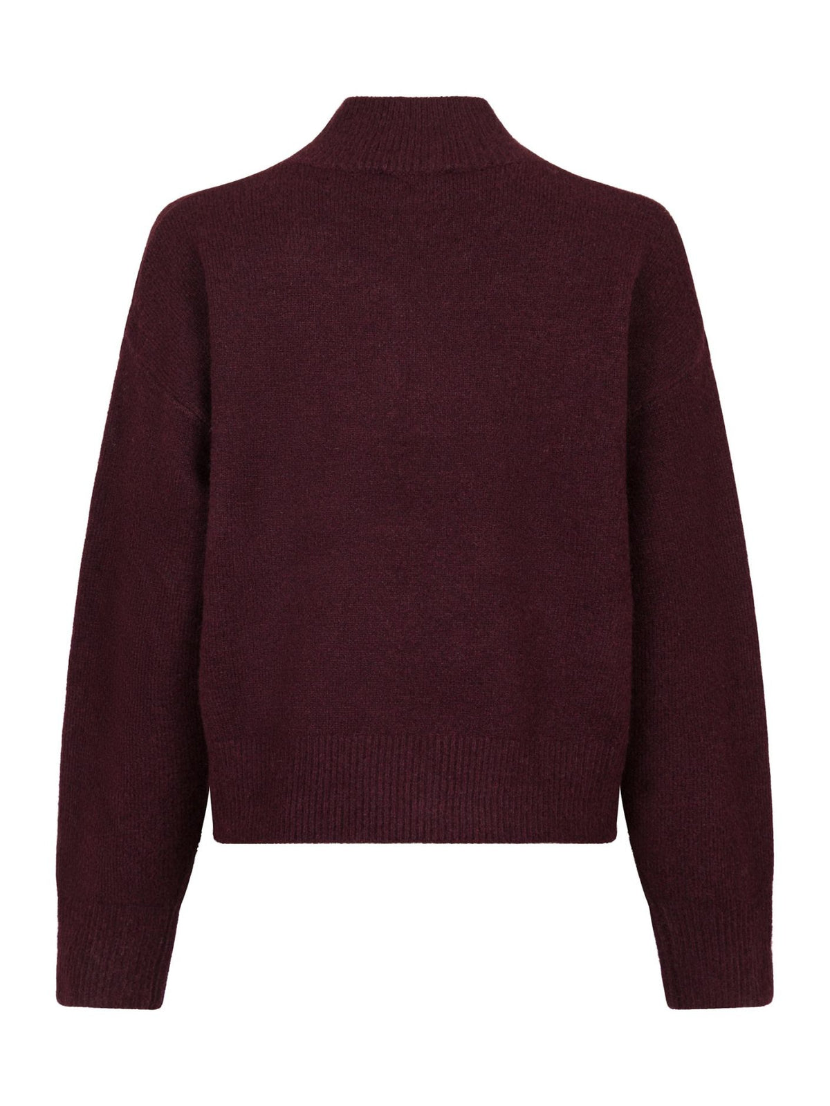 Paulina Knit Blouse - Wine