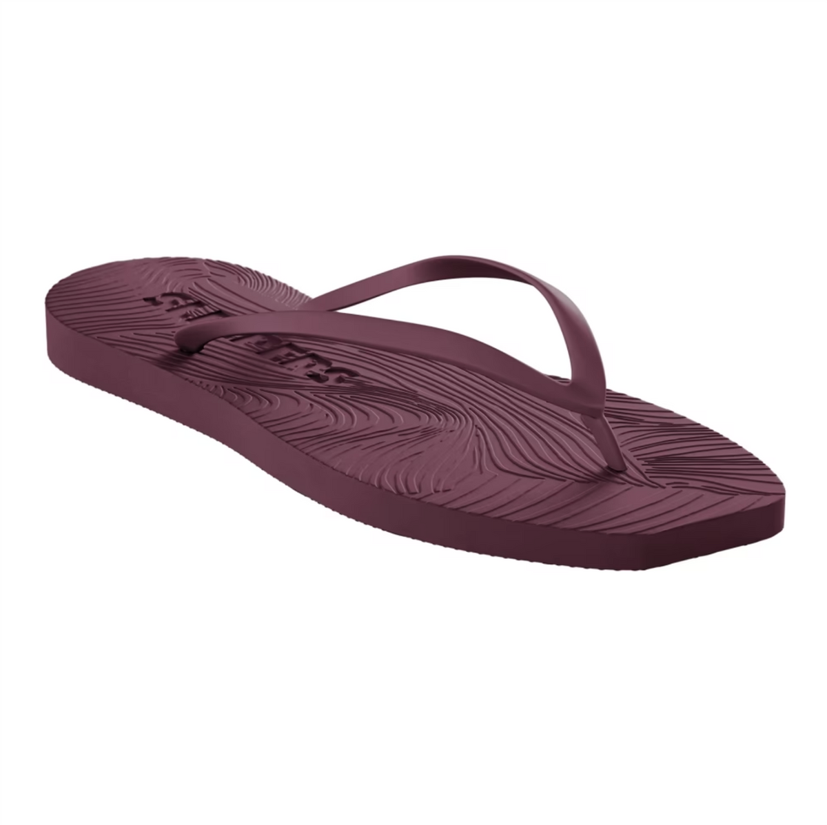 Tapered Flip Flop - Burgundy