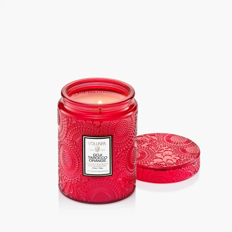 Small Jar Candle 156g - Goji Tarocco Orange