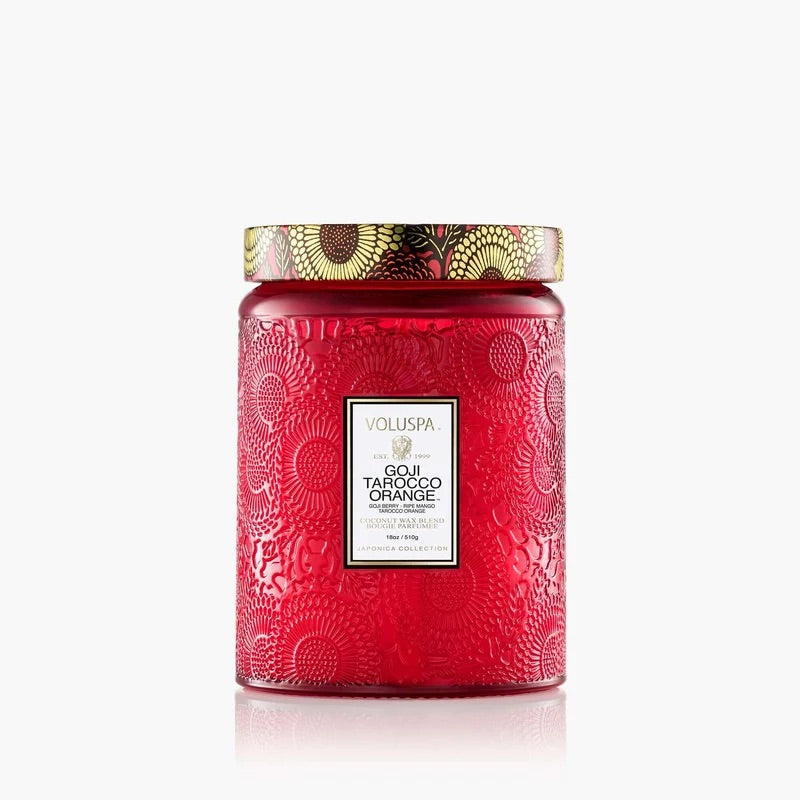 Large Jar Candle 510g - Goji Tarocco Orange