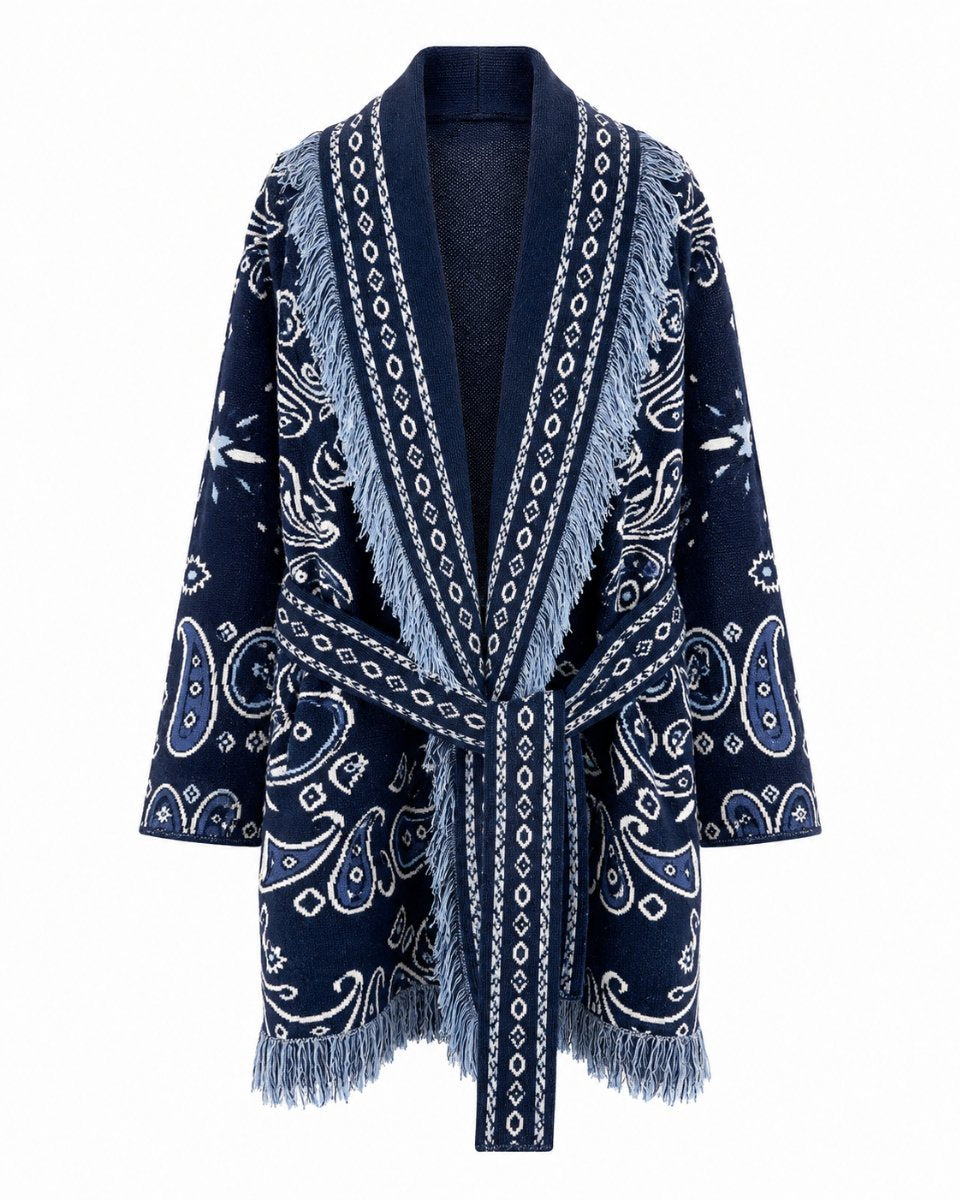 Long Fringed Paisley Jacket