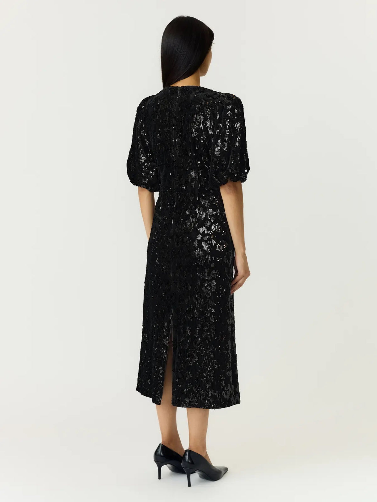 Yassofie 2/4 Sequin Midi Dress