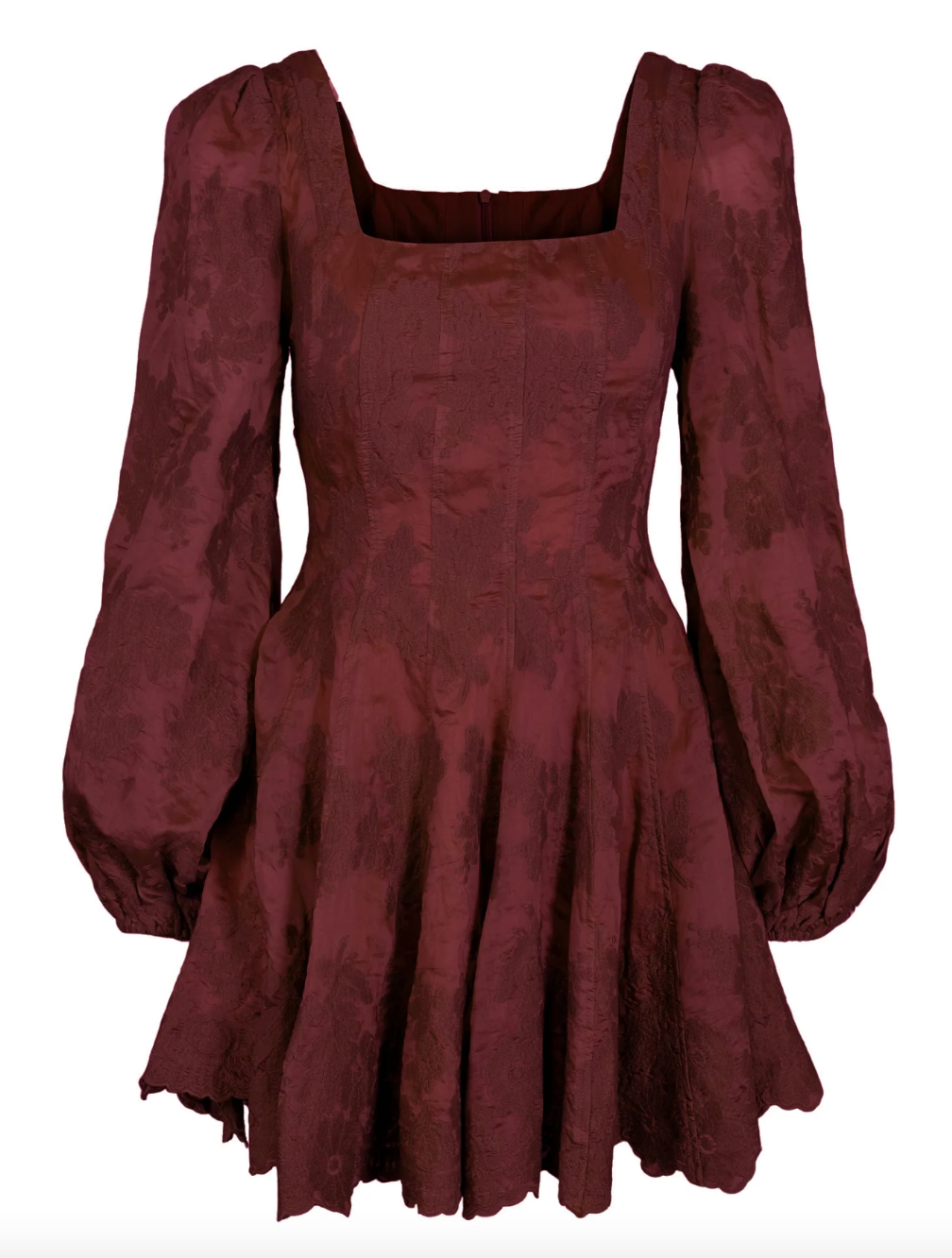 Sophie Lace Dress - Bordeaux