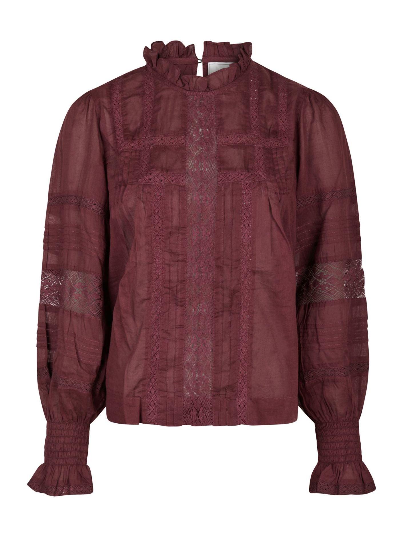 Ebba S Voile Blouse - Overdeler