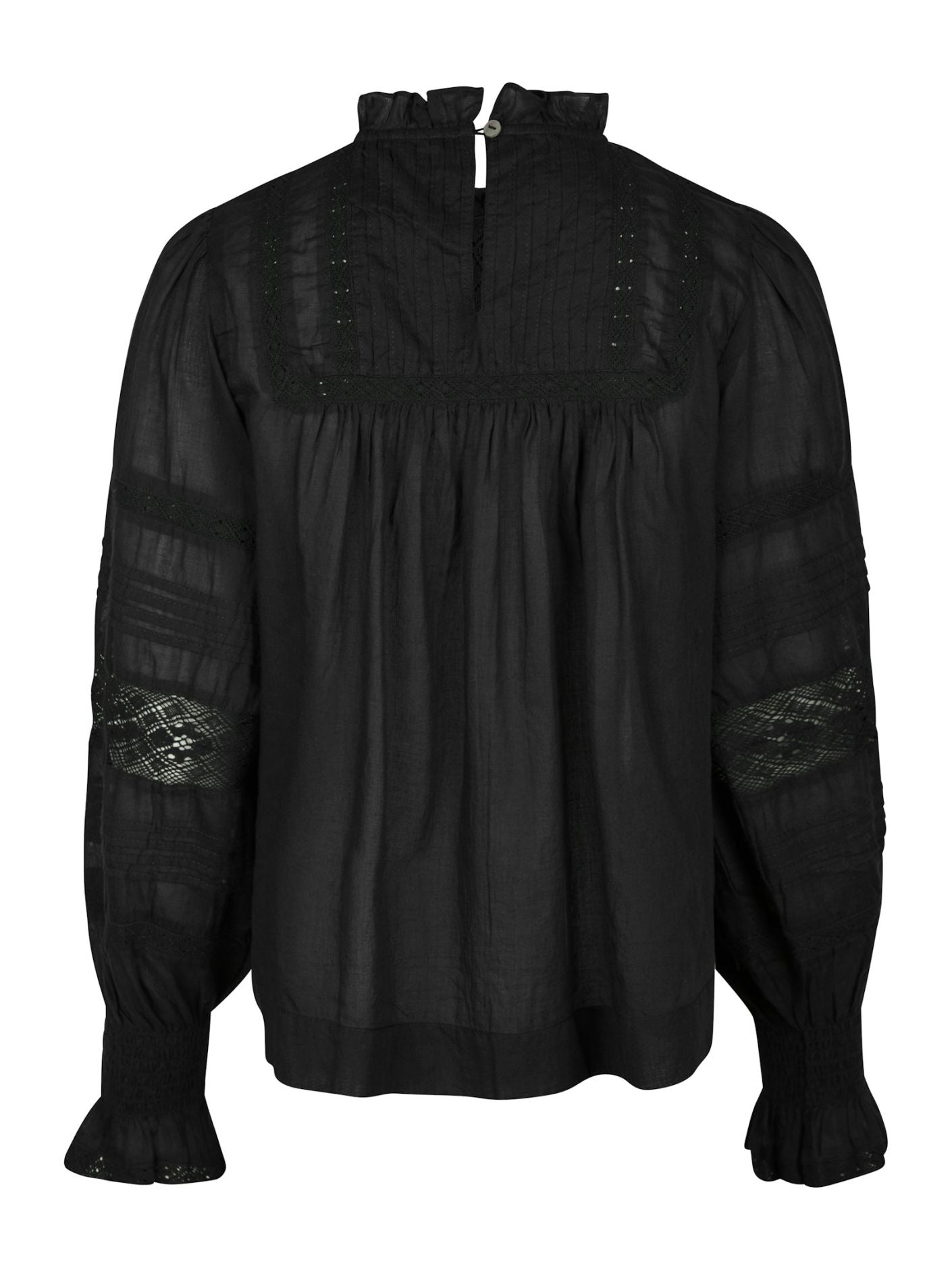 Ebba S Voile Blouse - Overdeler