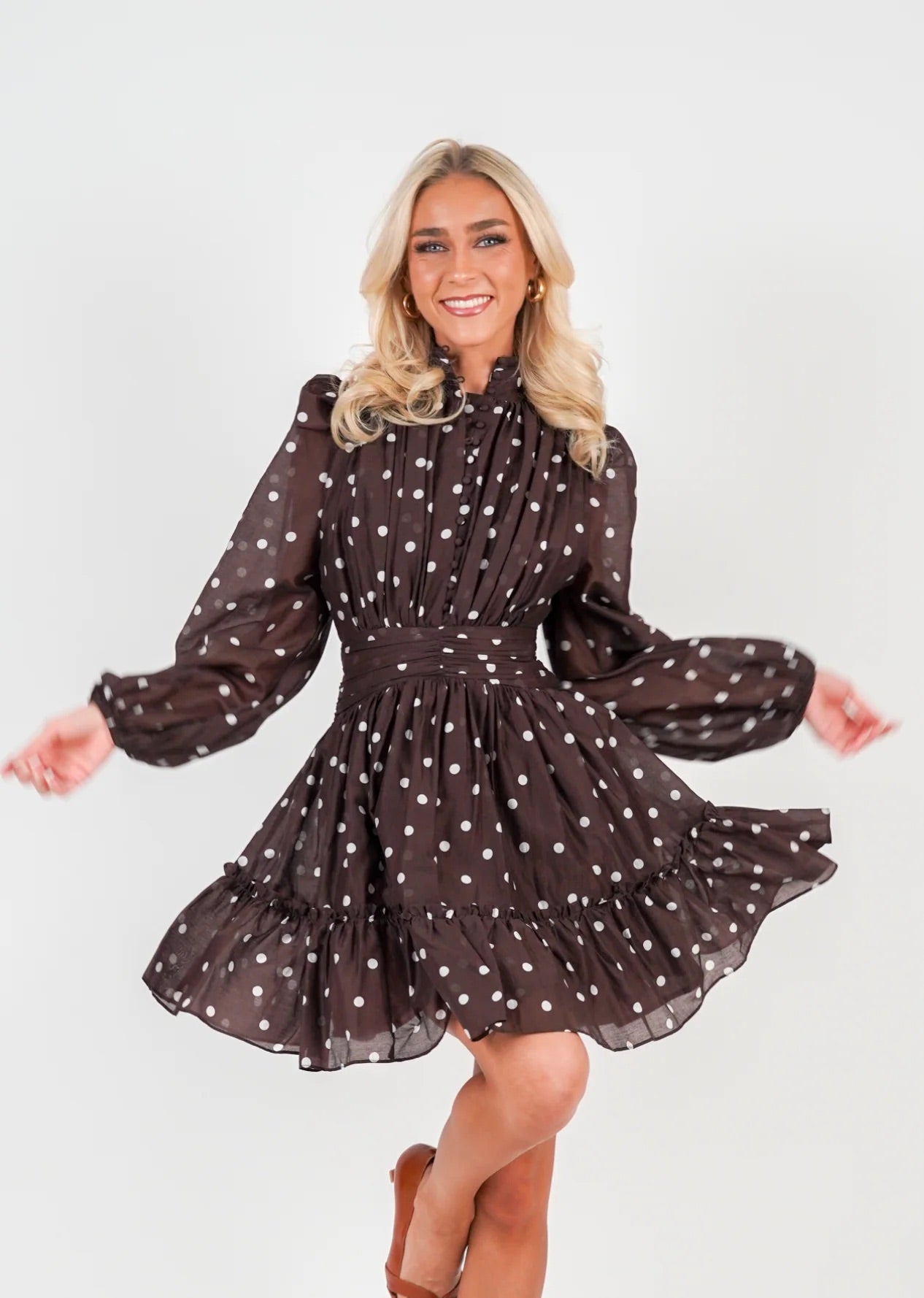 Vanity Dot Short Dress
