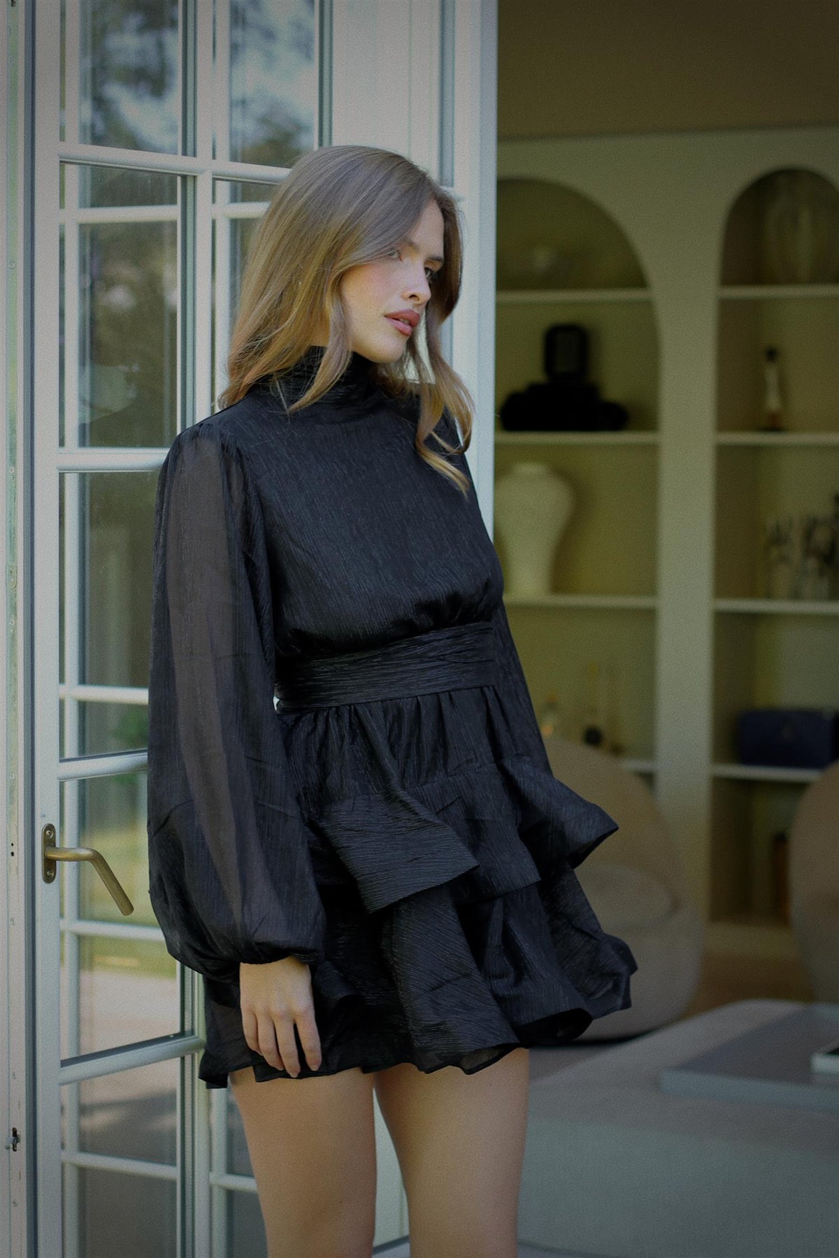 Kelly Minari Dress - Onyx