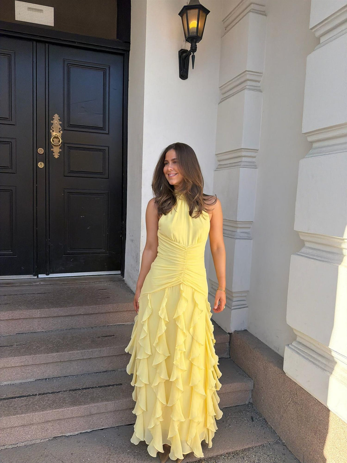 Tiana Gown Ruffle Dress