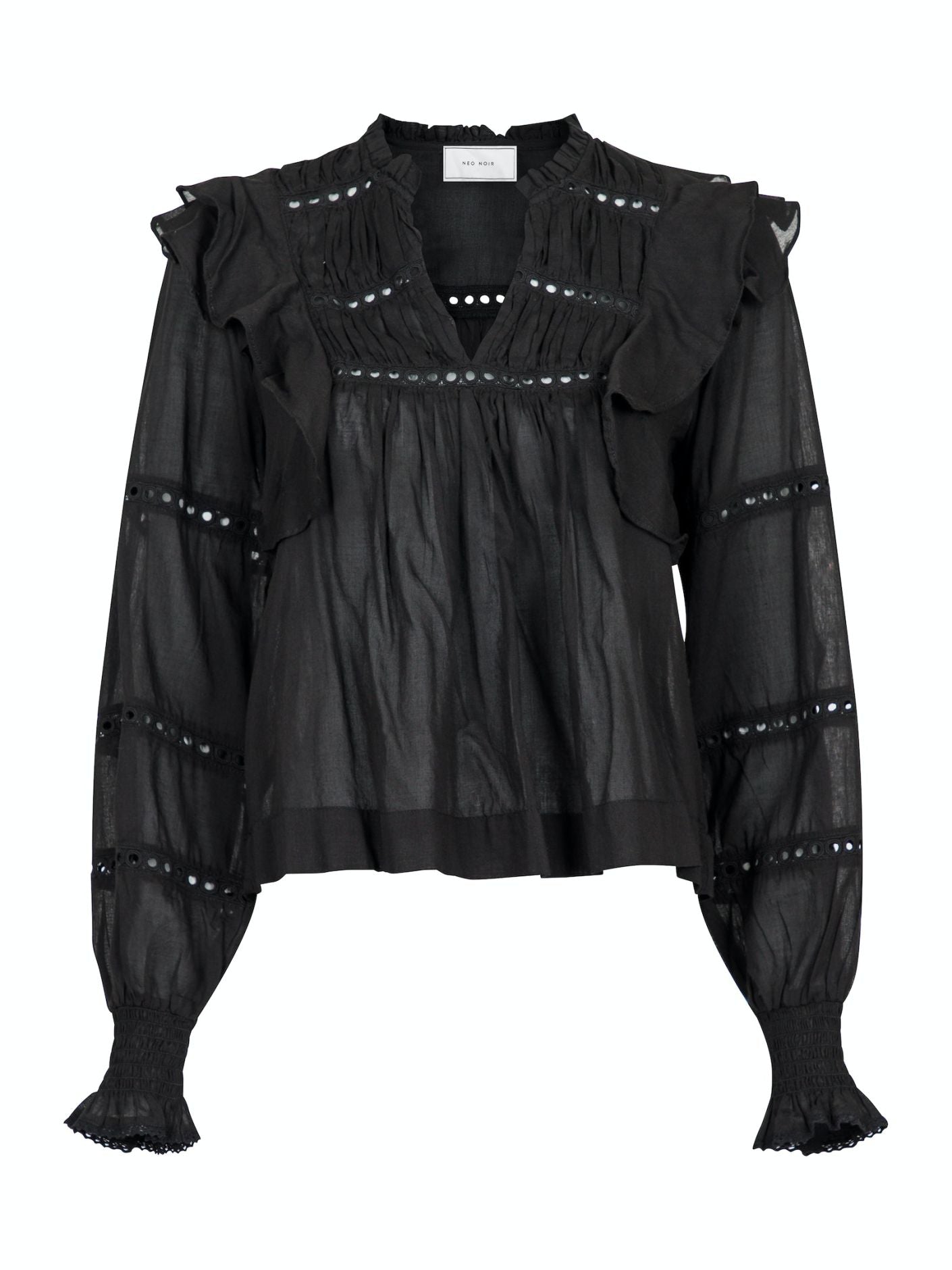 Aurika S Voile Blouse - Overdeler