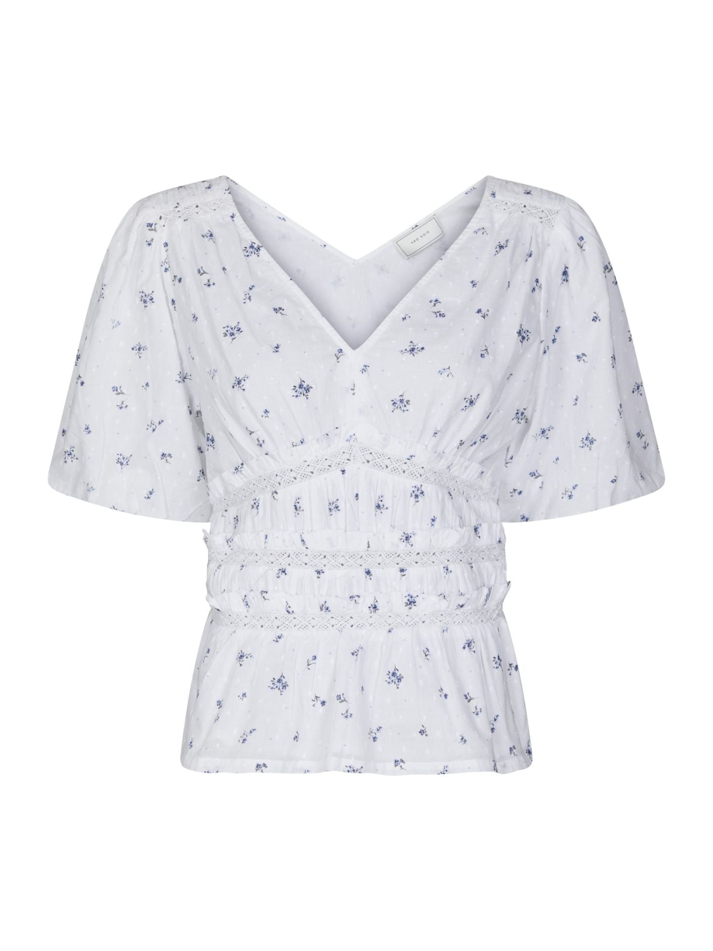 Sapura Flower Dobby Blouse