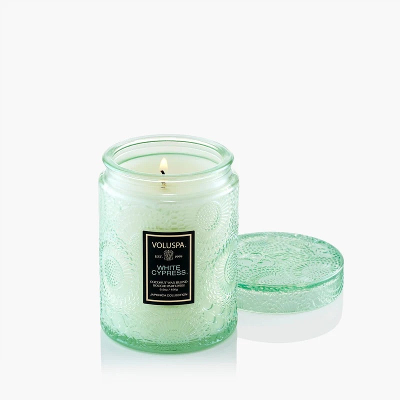 Small Jar Candle 156g White Cypress