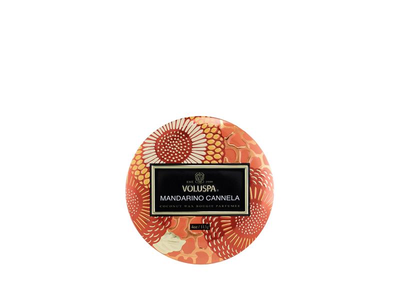 Mini Tin Candle 113g Mandarino Cannela