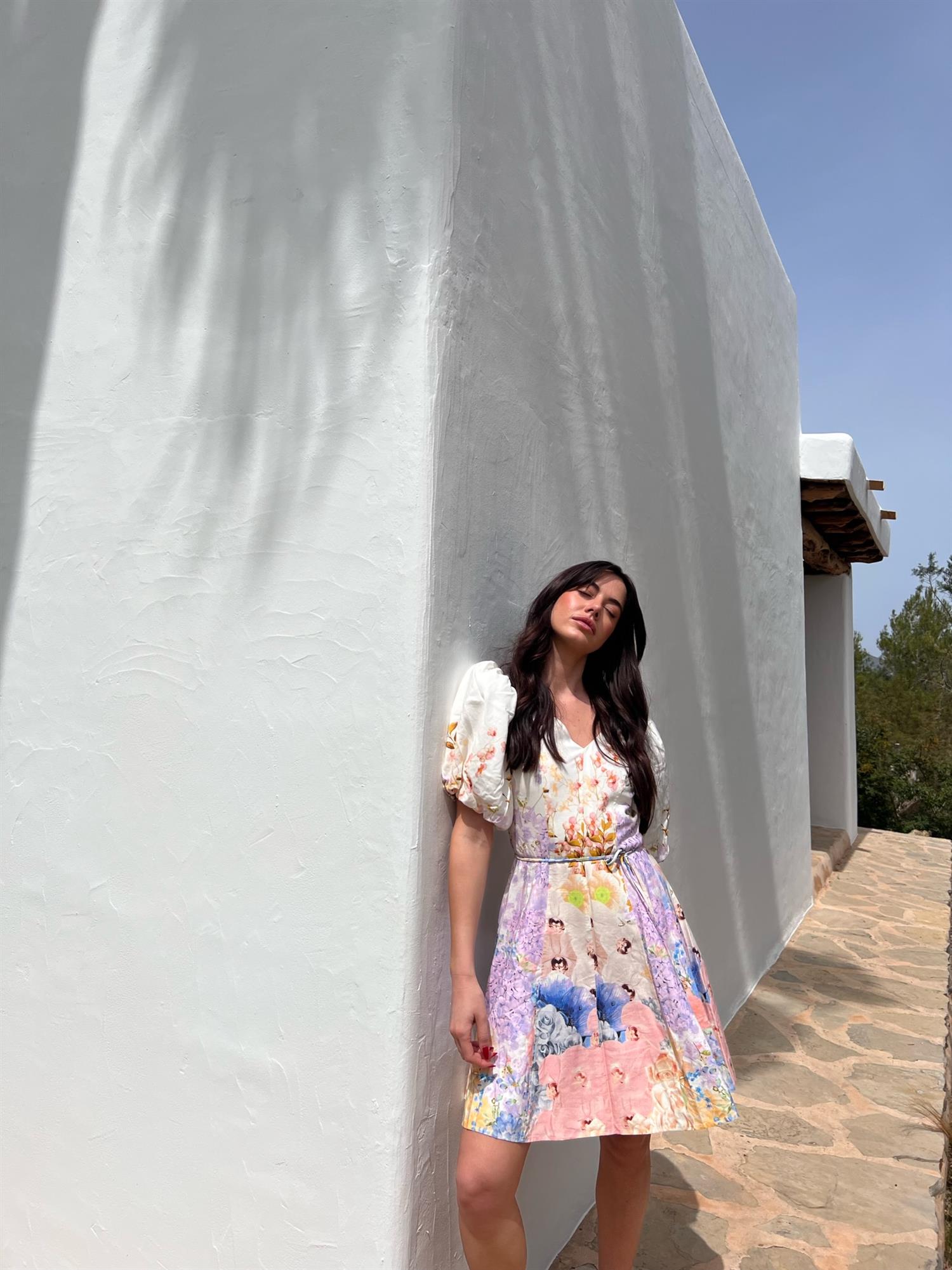 Eliya Fuchsine Dress - S - Kjoler