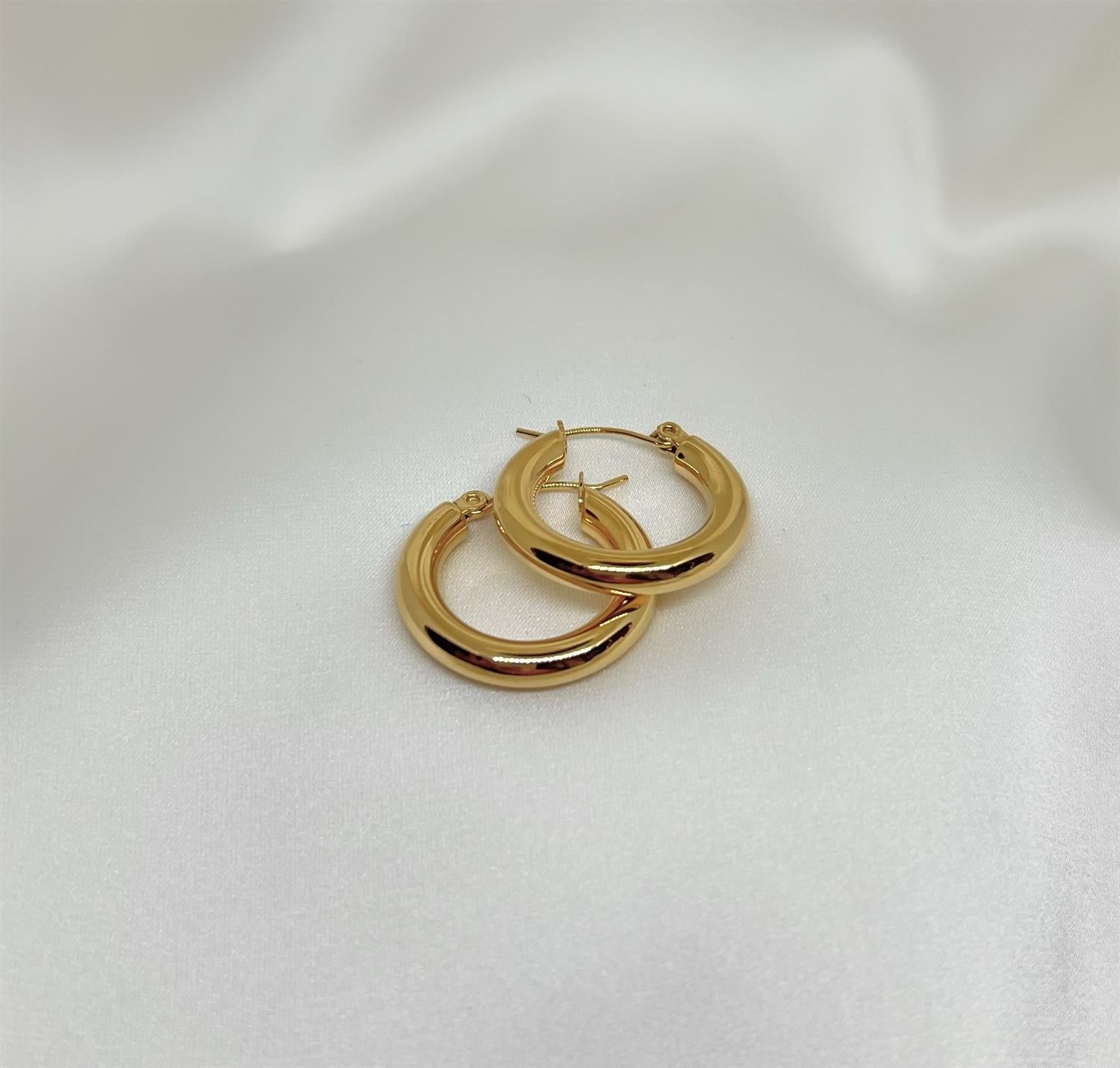 Erle Gold Hoops Tilbehør