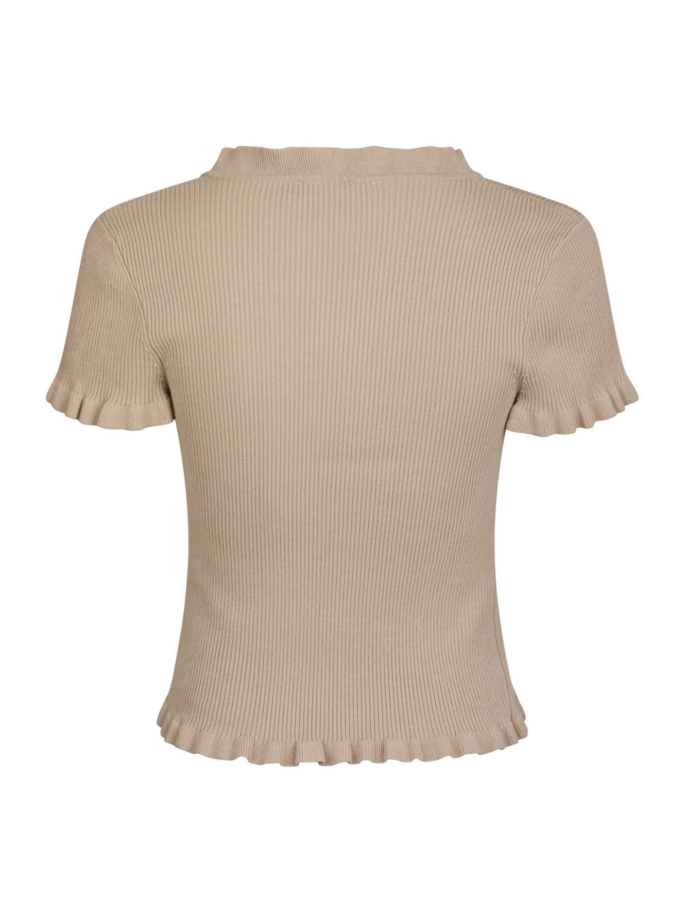 Esla Frill Knit Tee - Overdeler