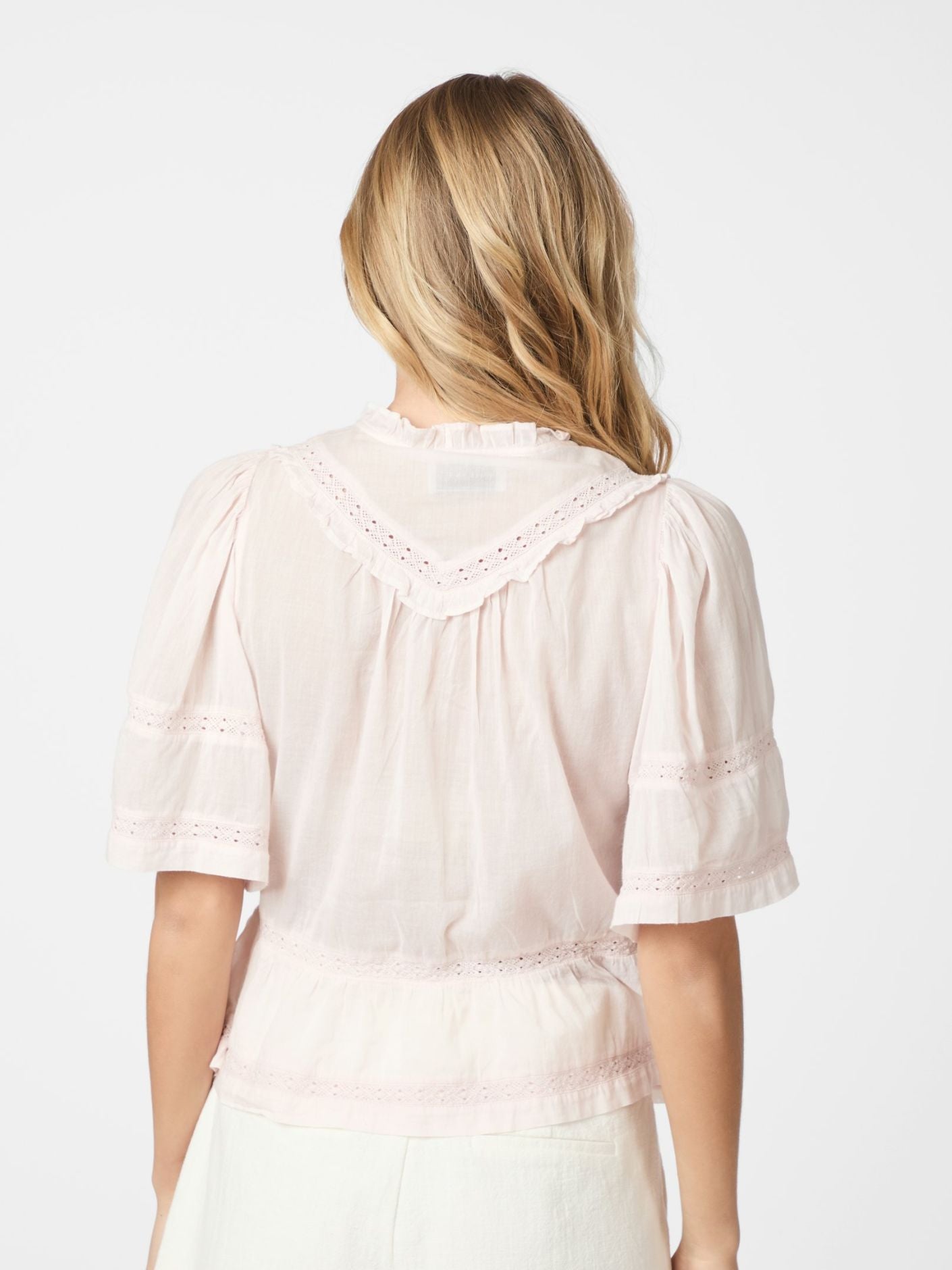 Evienne S Voile Top - Overdeler