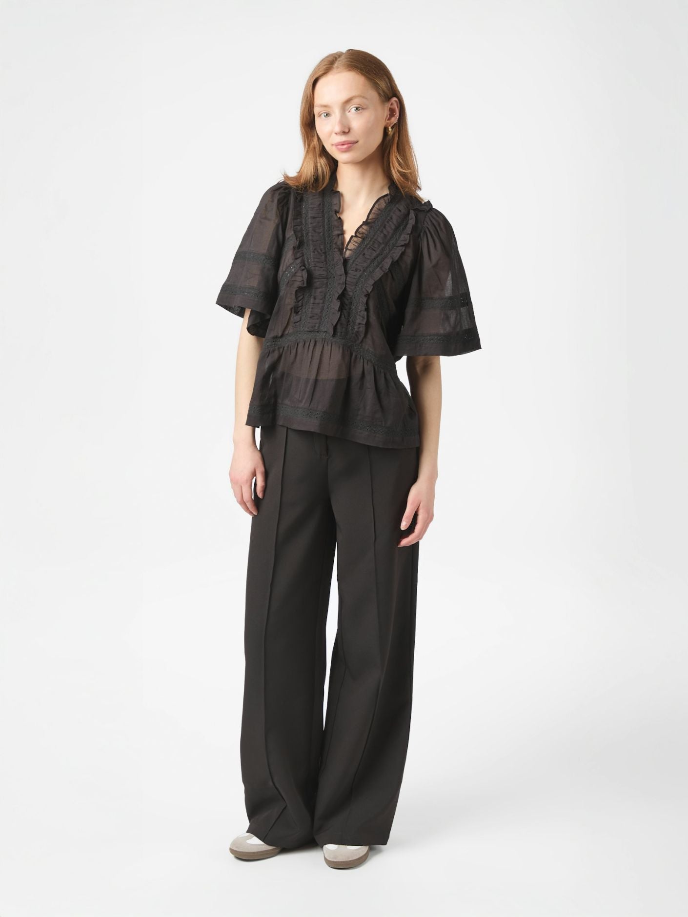Evienne S Voile Top - Overdeler