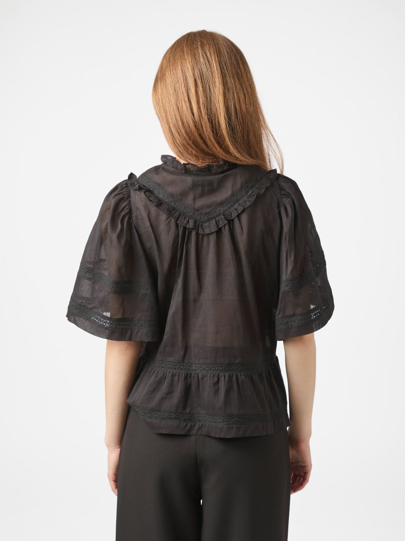 Evienne S Voile Top - Overdeler