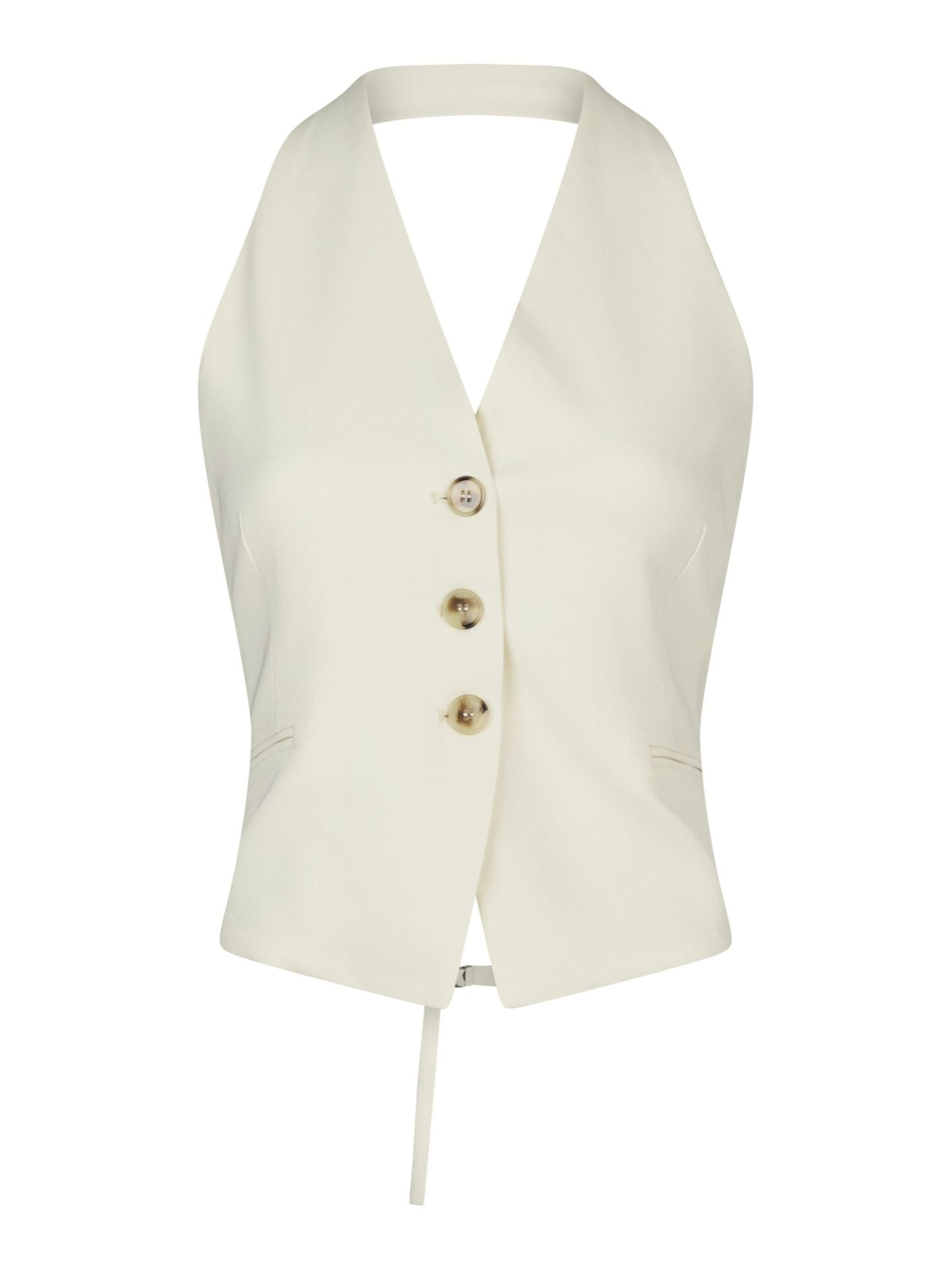 Ezza Structure Halterneck Vest - Overdeler