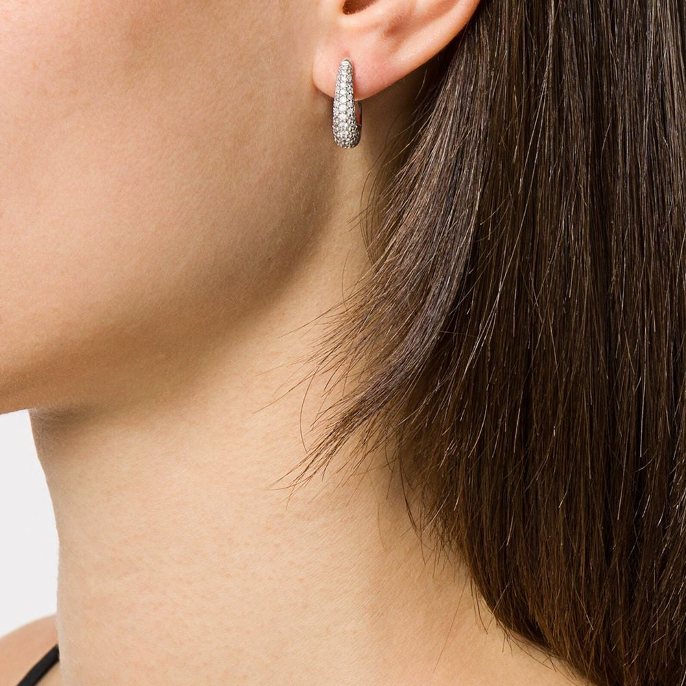 Tia Brass Earring Silver - Tilbehør