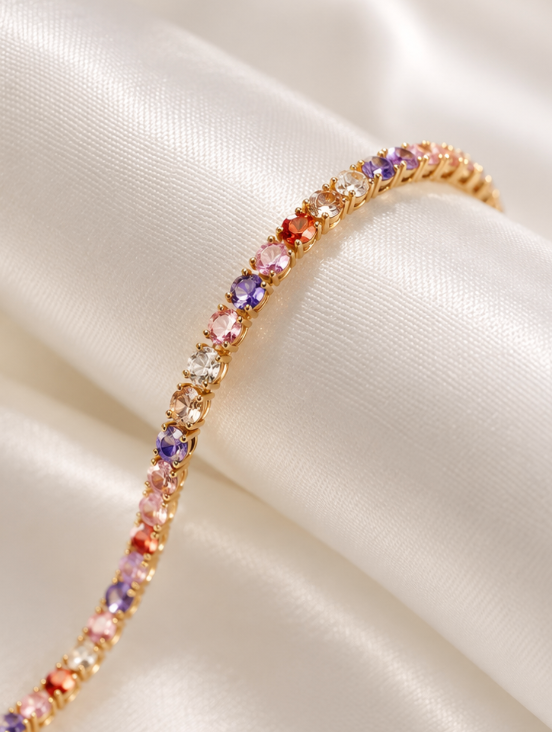Eva Tennis Bracelet