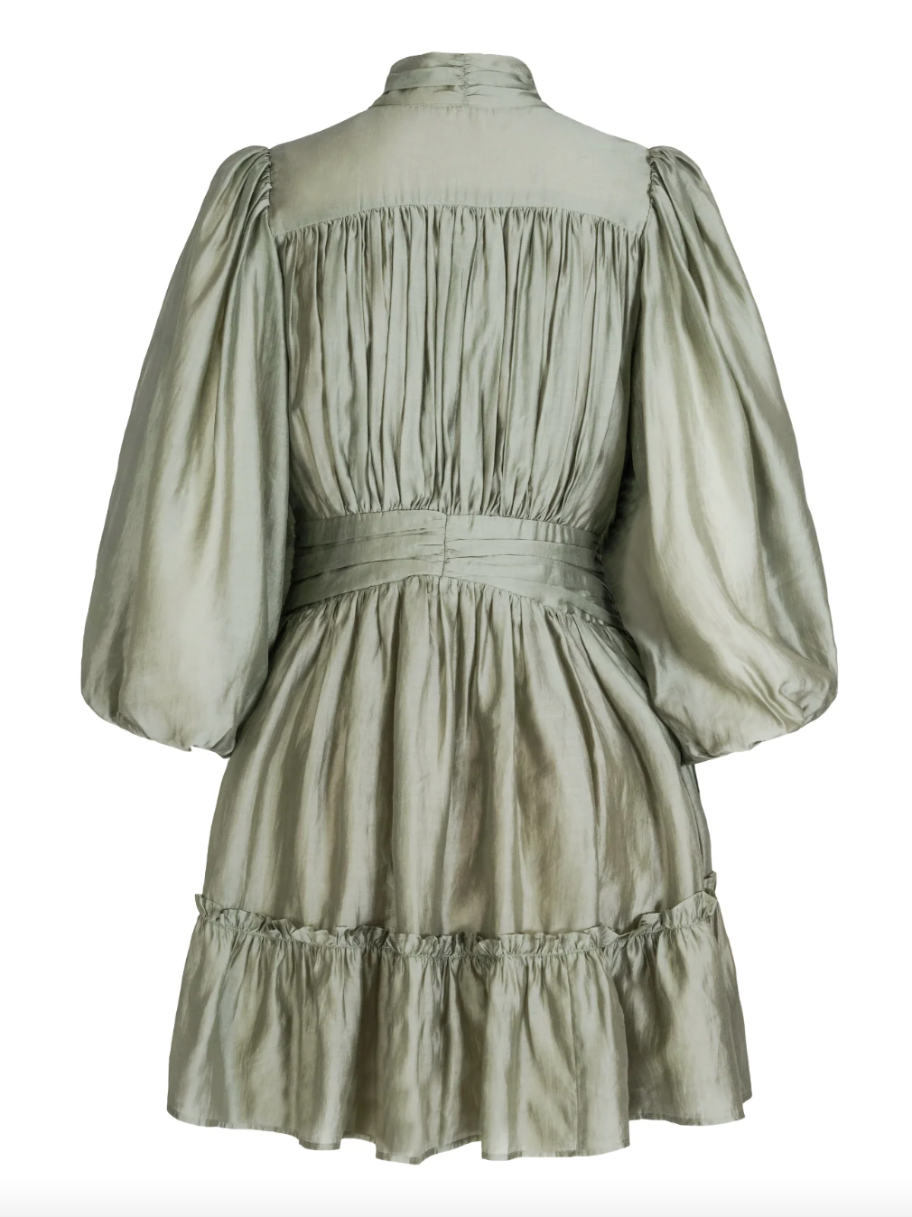 Vanity Short Dress - Dusty Green