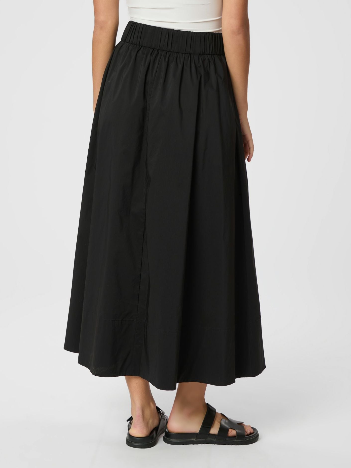 Yara Long Poplin Skirt - Skjørt