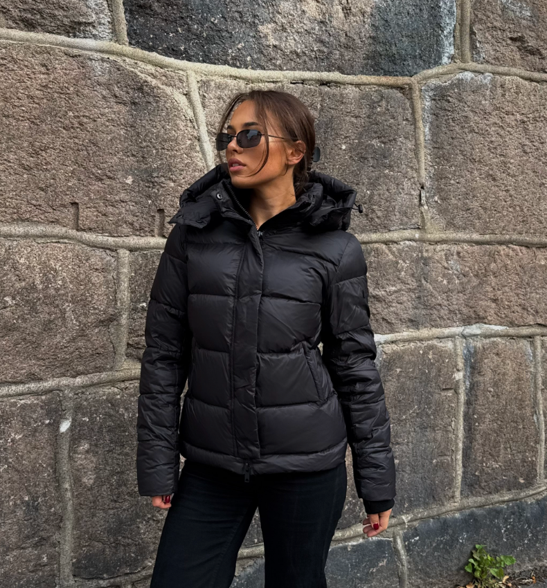 Leah Down Jacket - Black