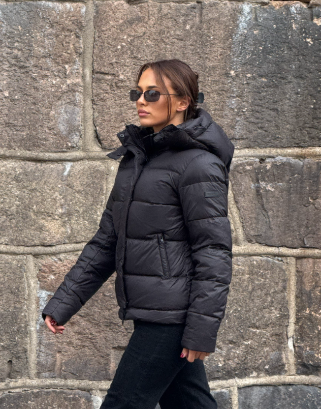 Leah Down Jacket - Black