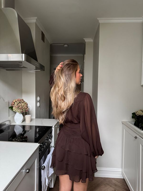 Milla Mini Ruffle Dress - Hazel