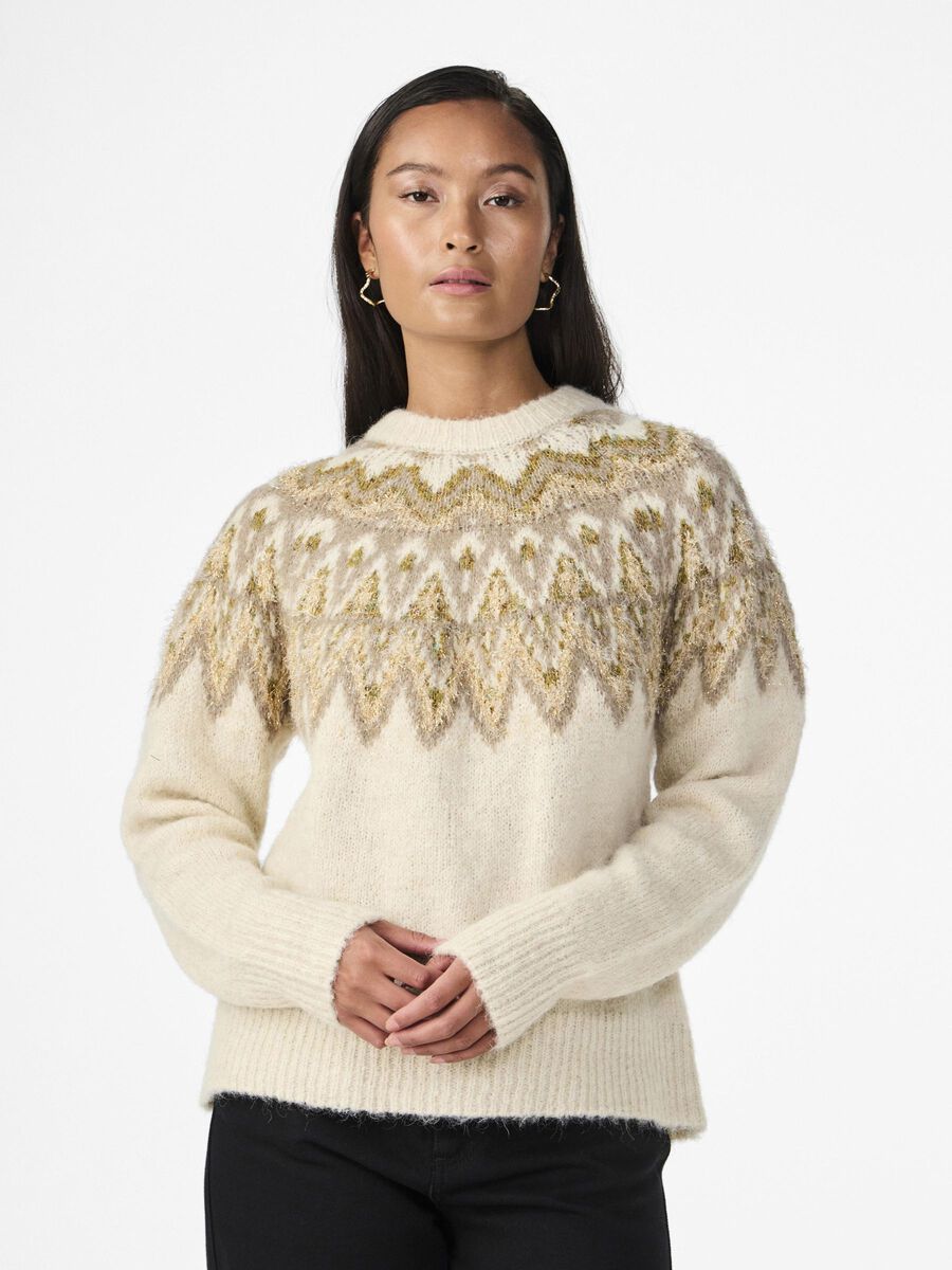 Yasela LS Knit Pullover New - Overdeler