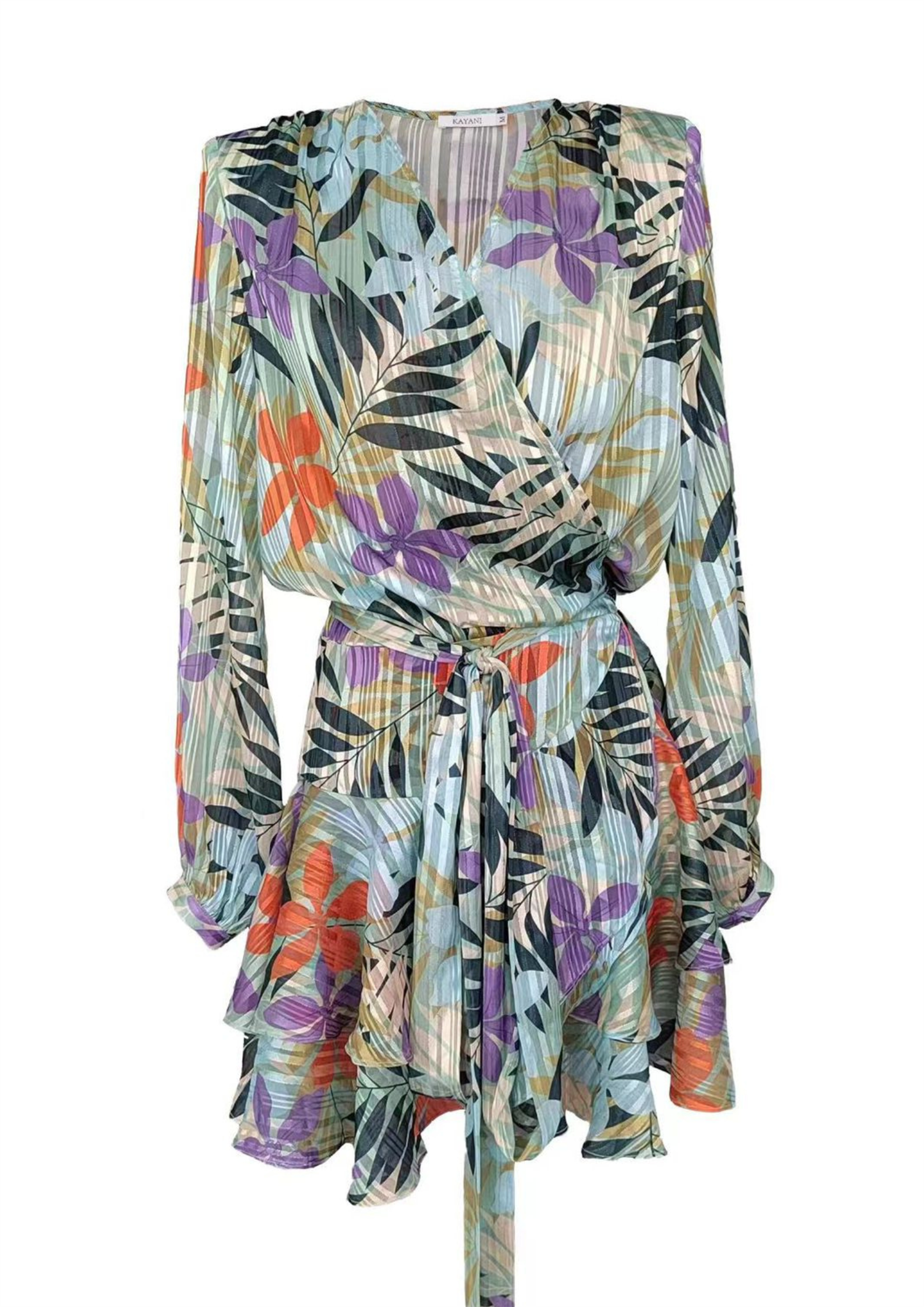 Farah Bedouin Wrap Dress - L - Kjoler