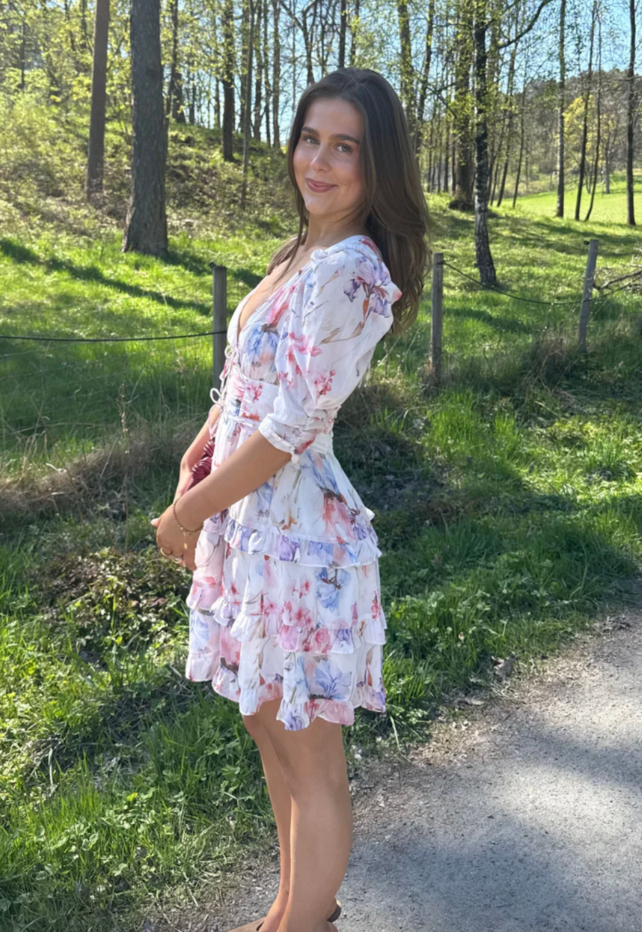 Isla Mini Dress - Dreamy Blossom
