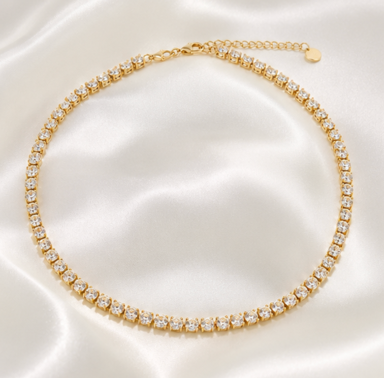 Eva Tennis Necklace