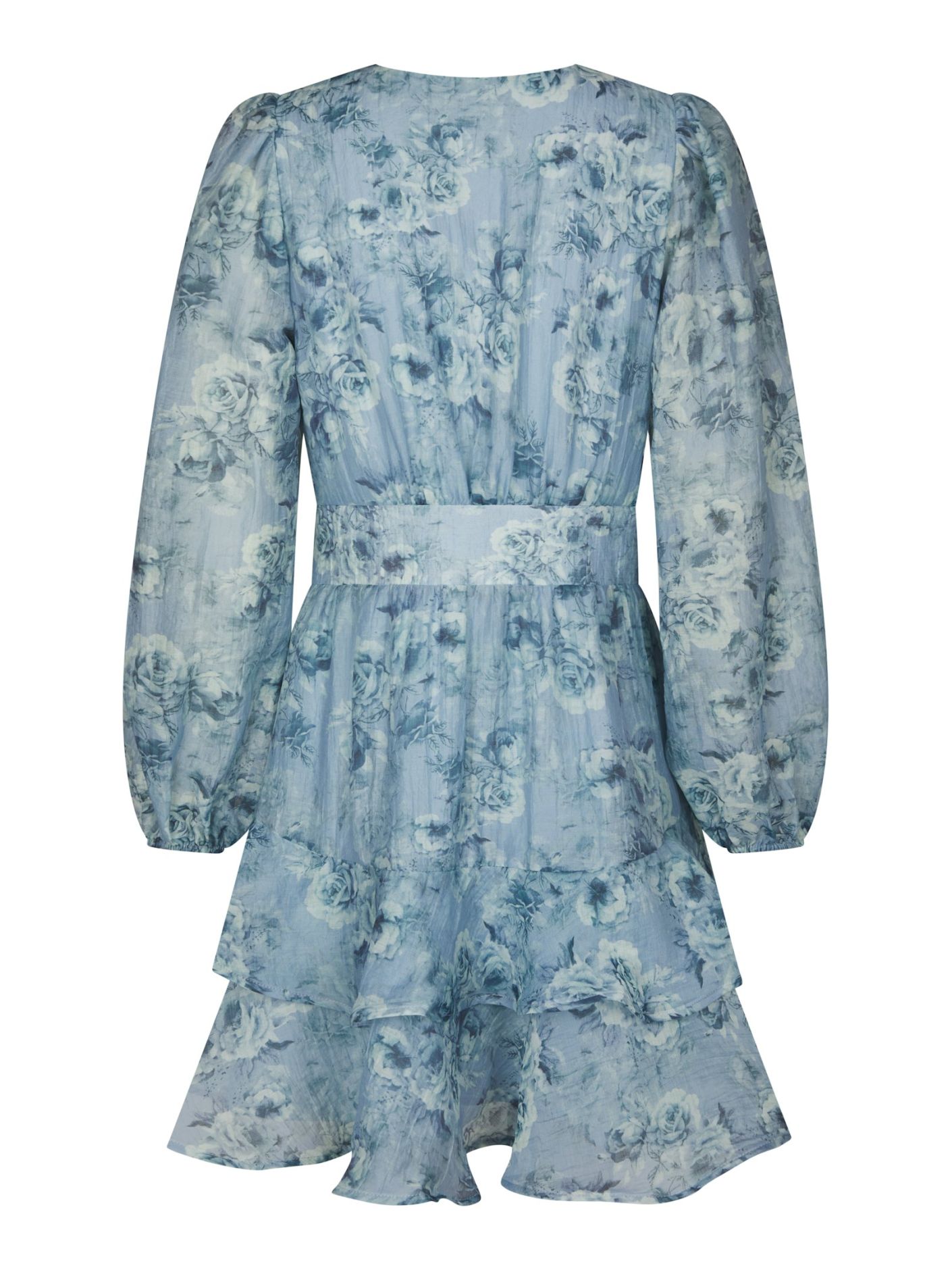 Mabella Crepe Print Dress