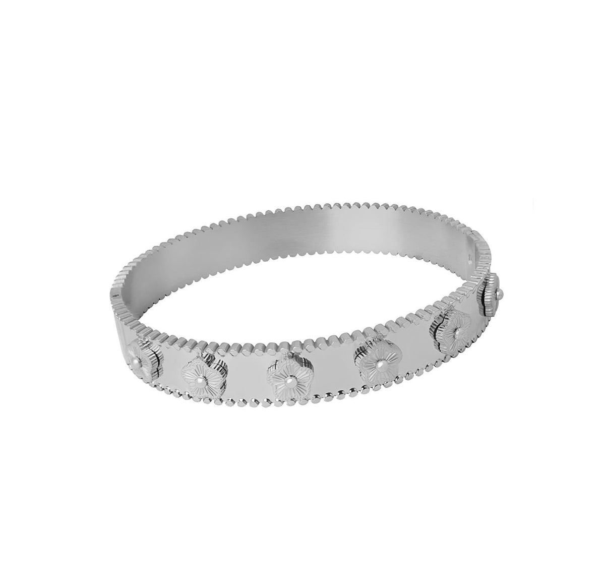Flower Bangle Bracelet - Tilbehør