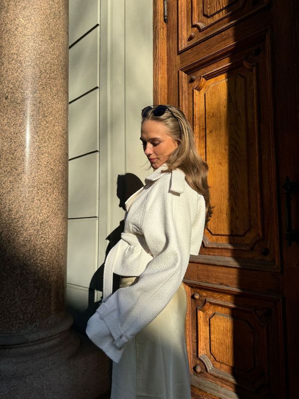 Gia Boucle Jacket White Jakker