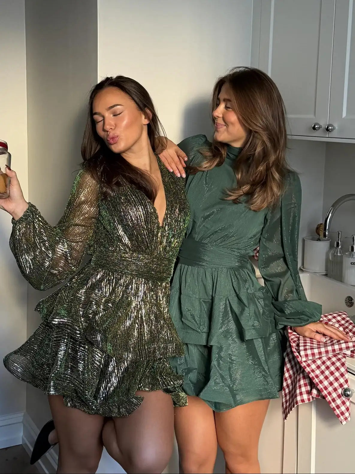 Naia Bedouin Dress - Green Splash - Kjoler