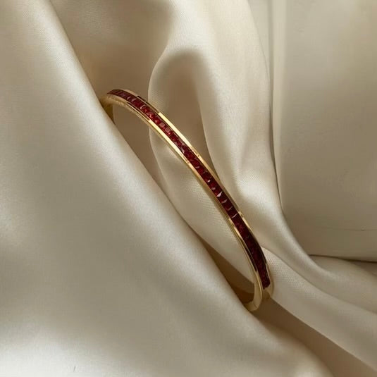 Hailey Bangle Bracelet Red Gold Tilbehør