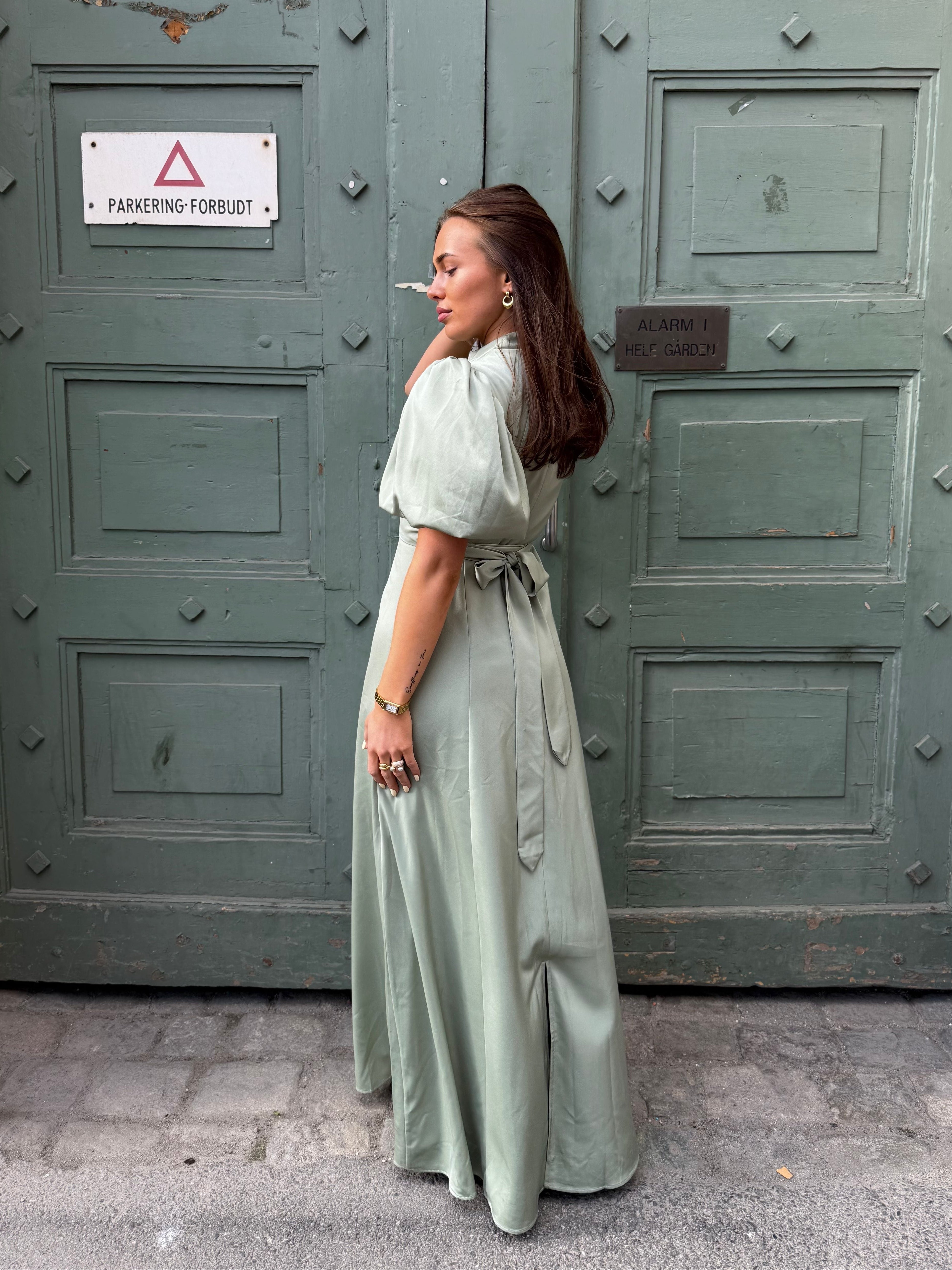 Holly Long Dress - Light Green