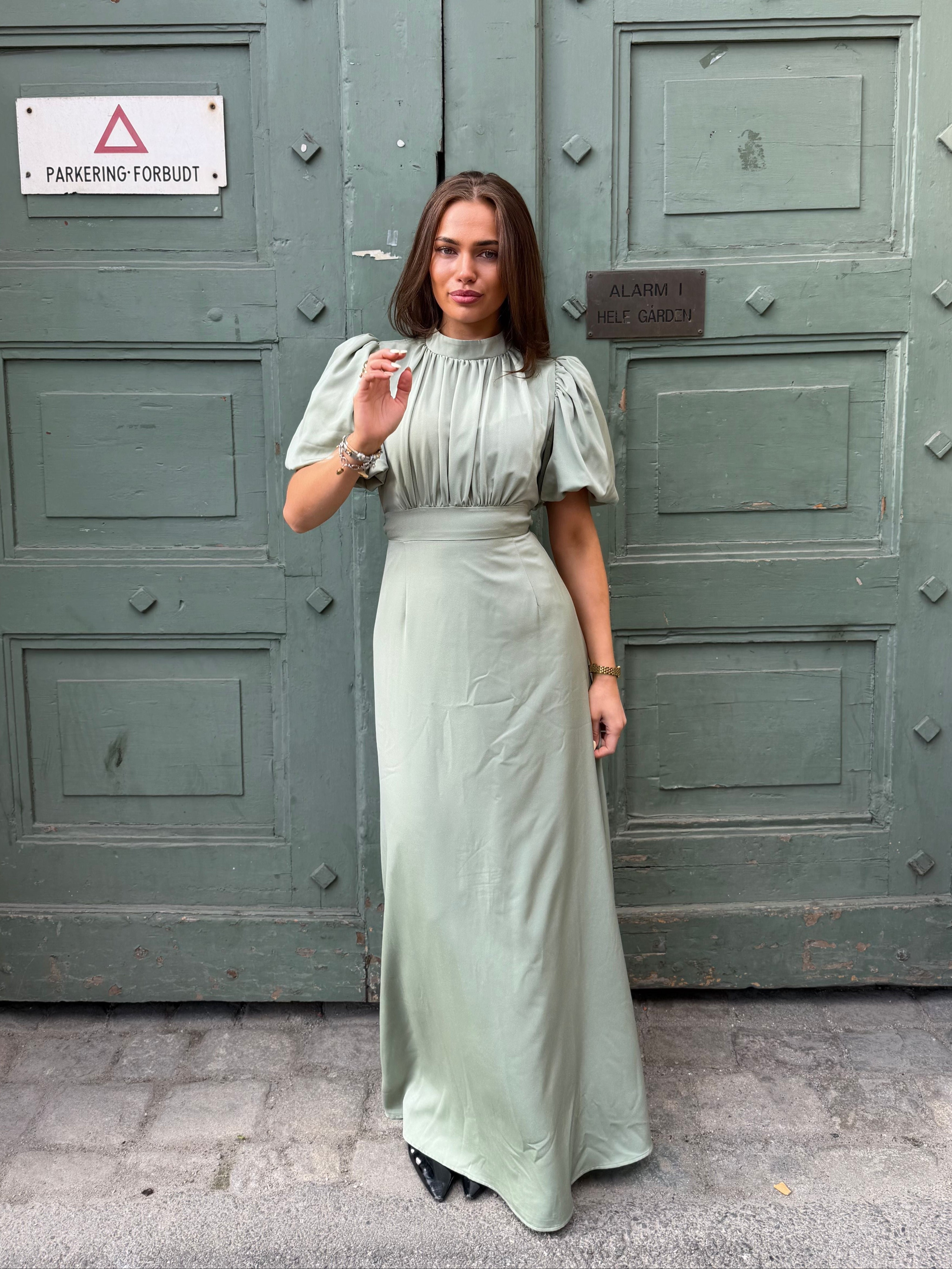 Holly Long Dress - Light Green